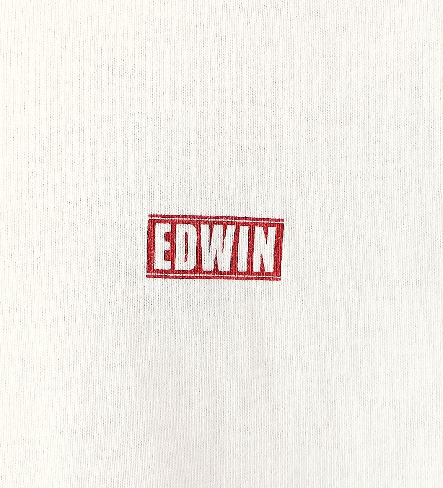 EDWIN(エドウイン)のバックプリントTシャツ【半袖】【アウトレット店舗・WEB限定】|トップス/Tシャツ/カットソー/メンズ|ホワイト