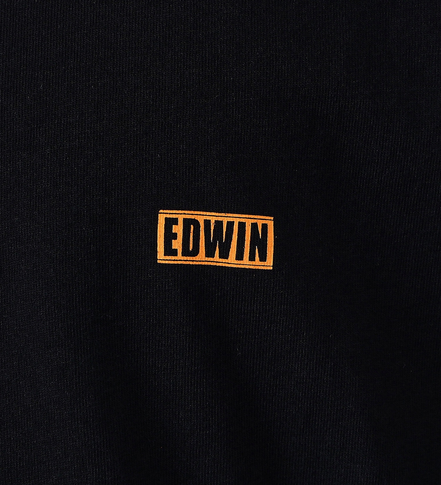 EDWIN(エドウイン)のバックプリントTシャツ【半袖】【アウトレット店舗・WEB限定】|トップス/Tシャツ/カットソー/メンズ|ブラック