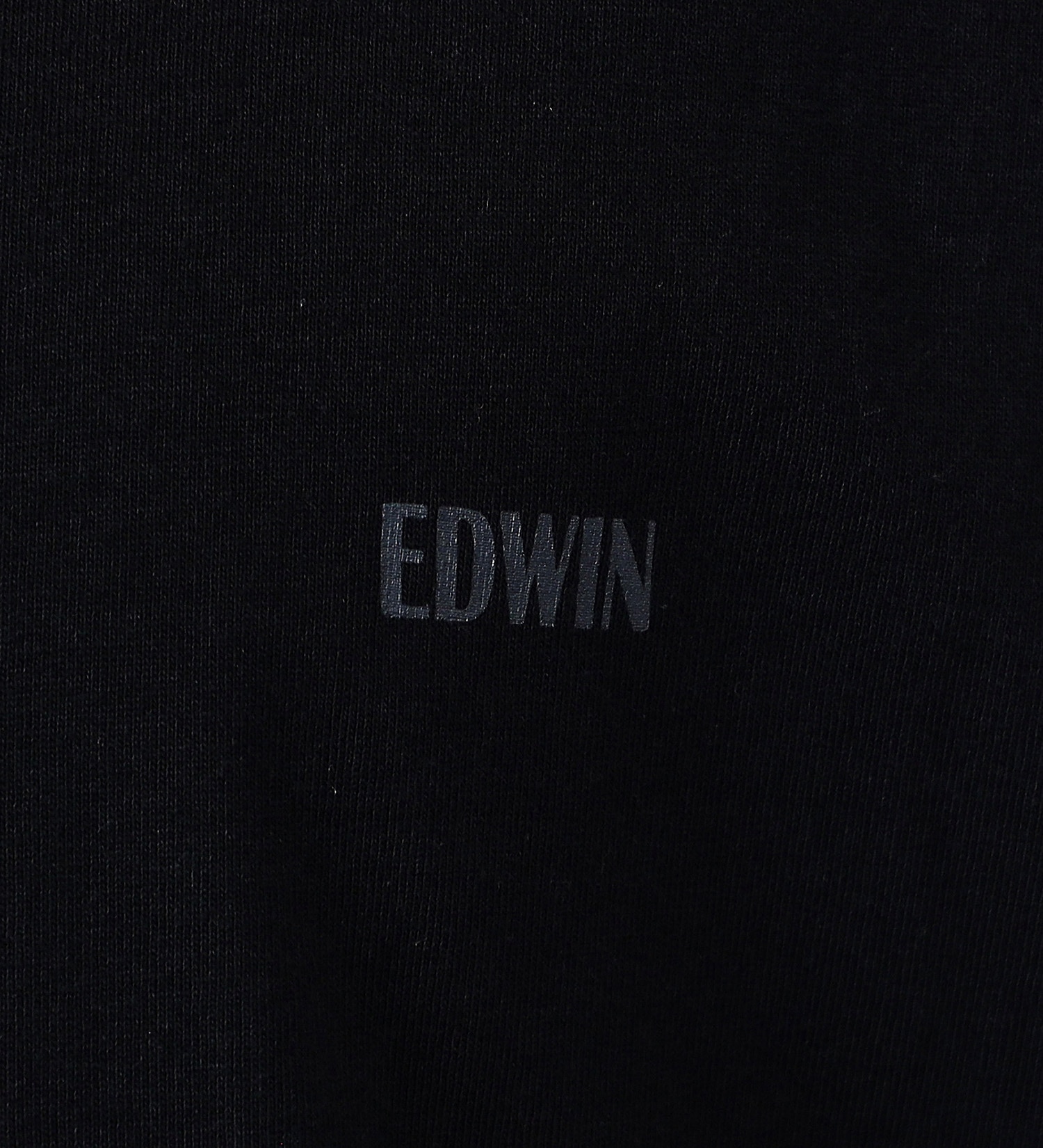 EDWIN(エドウイン)のバック刺繍プリントTシャツ【半袖】【アウトレット店舗・WEB限定】|トップス/Tシャツ/カットソー/メンズ|ブラック