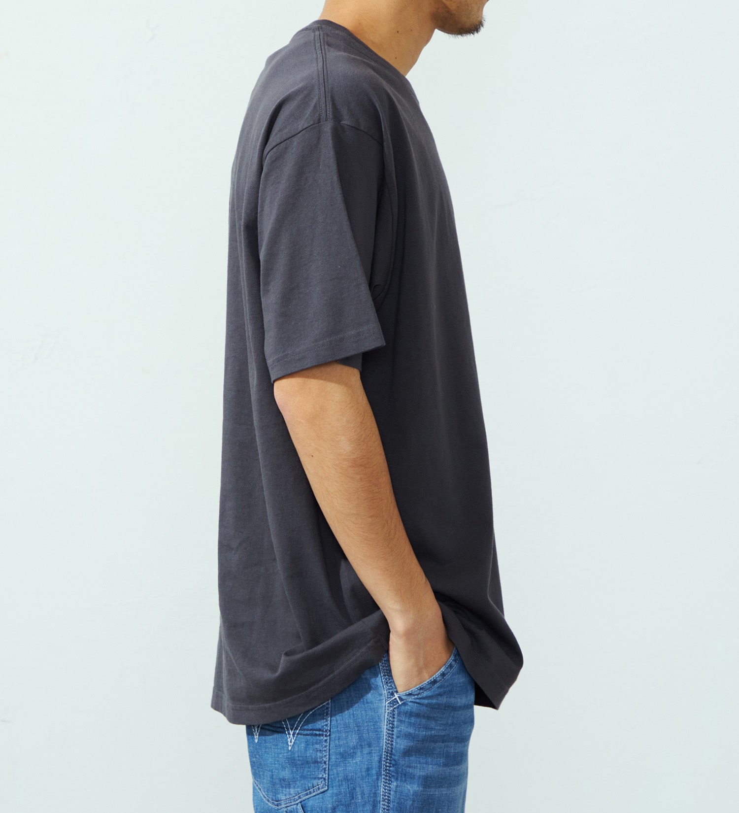 EDWIN(エドウイン)のプリントTシャツ【半袖】|トップス/Tシャツ/カットソー/メンズ|チャコール