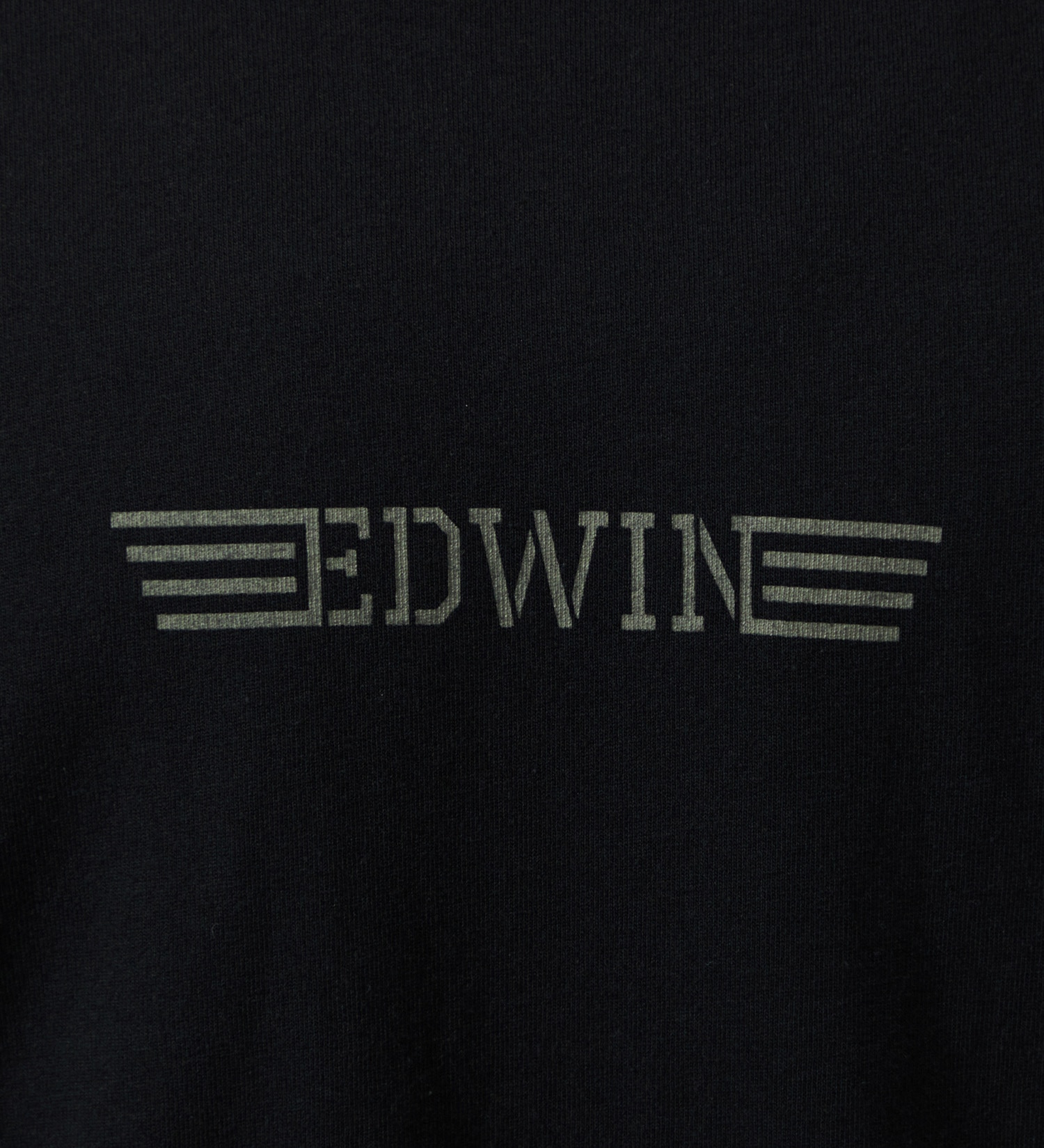 EDWIN(エドウイン)のバックプリントTシャツ【アウトレット店舗・WEB限定】|トップス/Tシャツ/カットソー/メンズ|ブラック