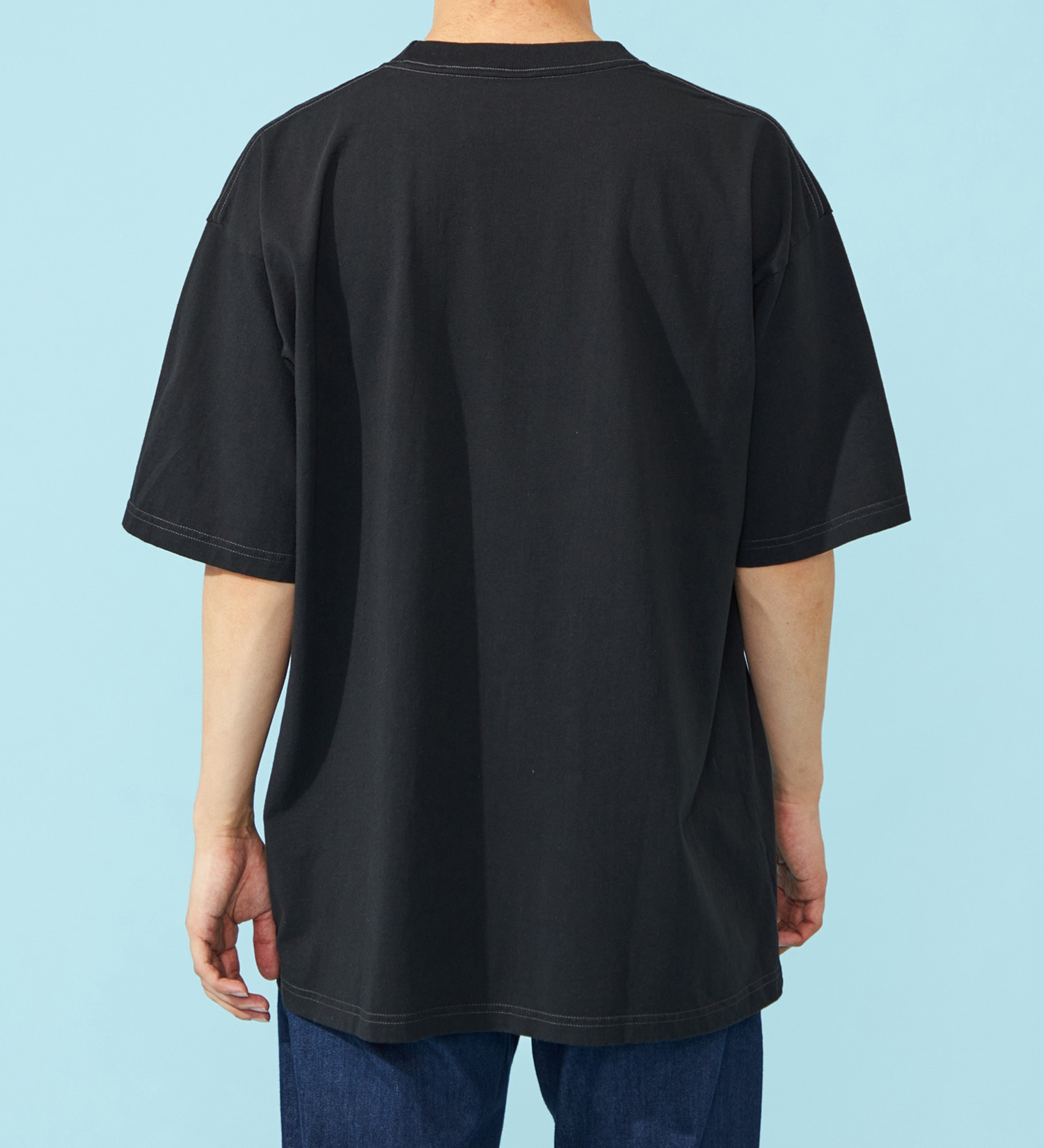 EDWIN(エドウイン)のヘビーウェイトステッチTシャツ【アウトレット店舗・WEB限定】|トップス/Tシャツ/カットソー/メンズ|ブラック