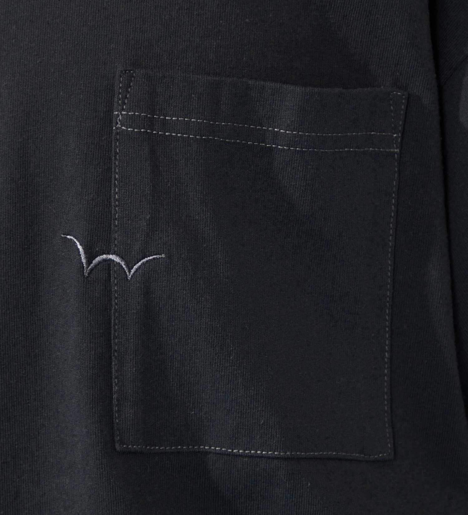 EDWIN(エドウイン)のヘビーウェイトステッチTシャツ【アウトレット店舗・WEB限定】|トップス/Tシャツ/カットソー/メンズ|ブラック