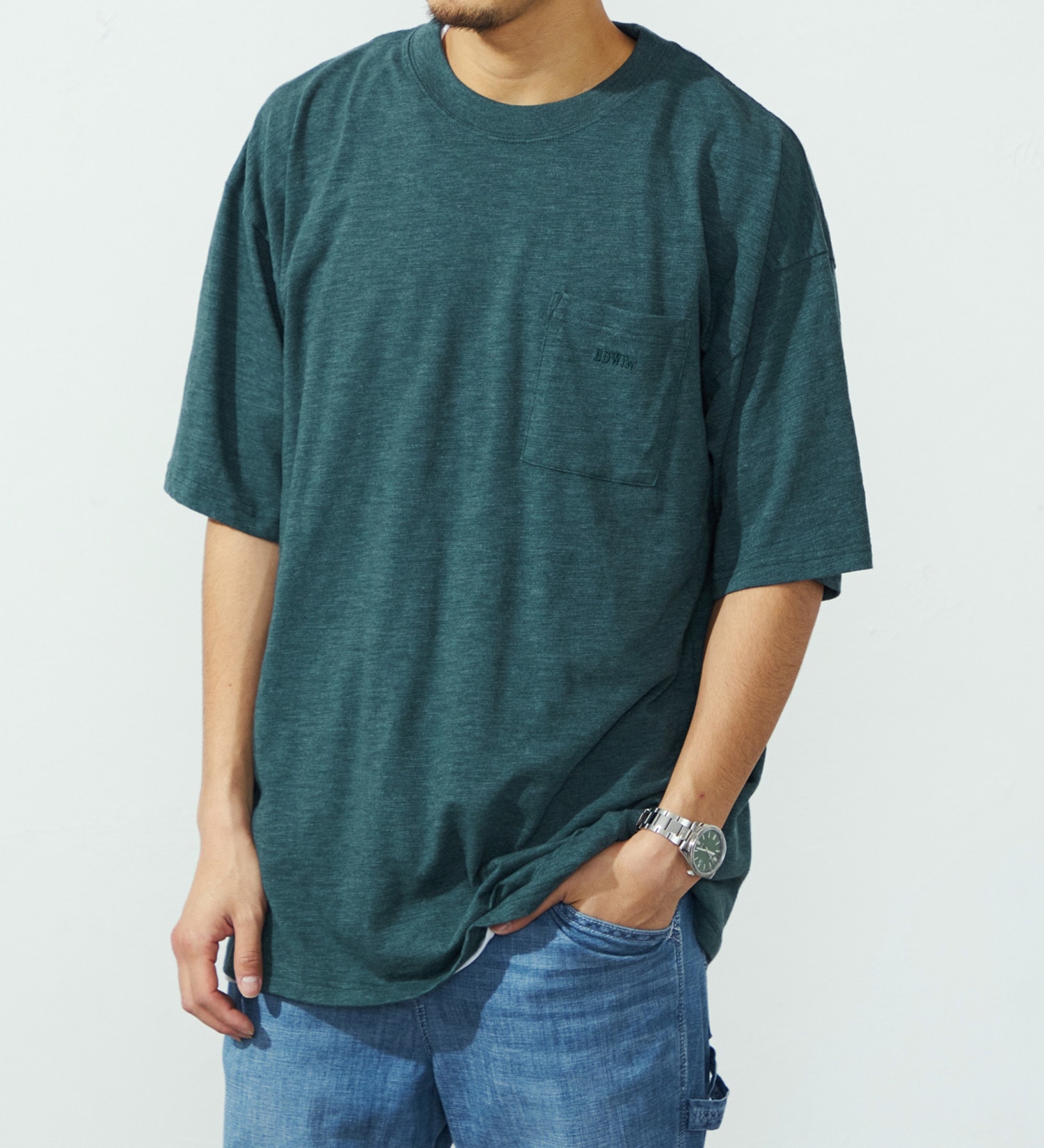 EDWIN(エドウイン)のタンクレイヤードTシャツ【アウトレット店舗・WEB限定】|トップス/Tシャツ/カットソー/メンズ|グリーン