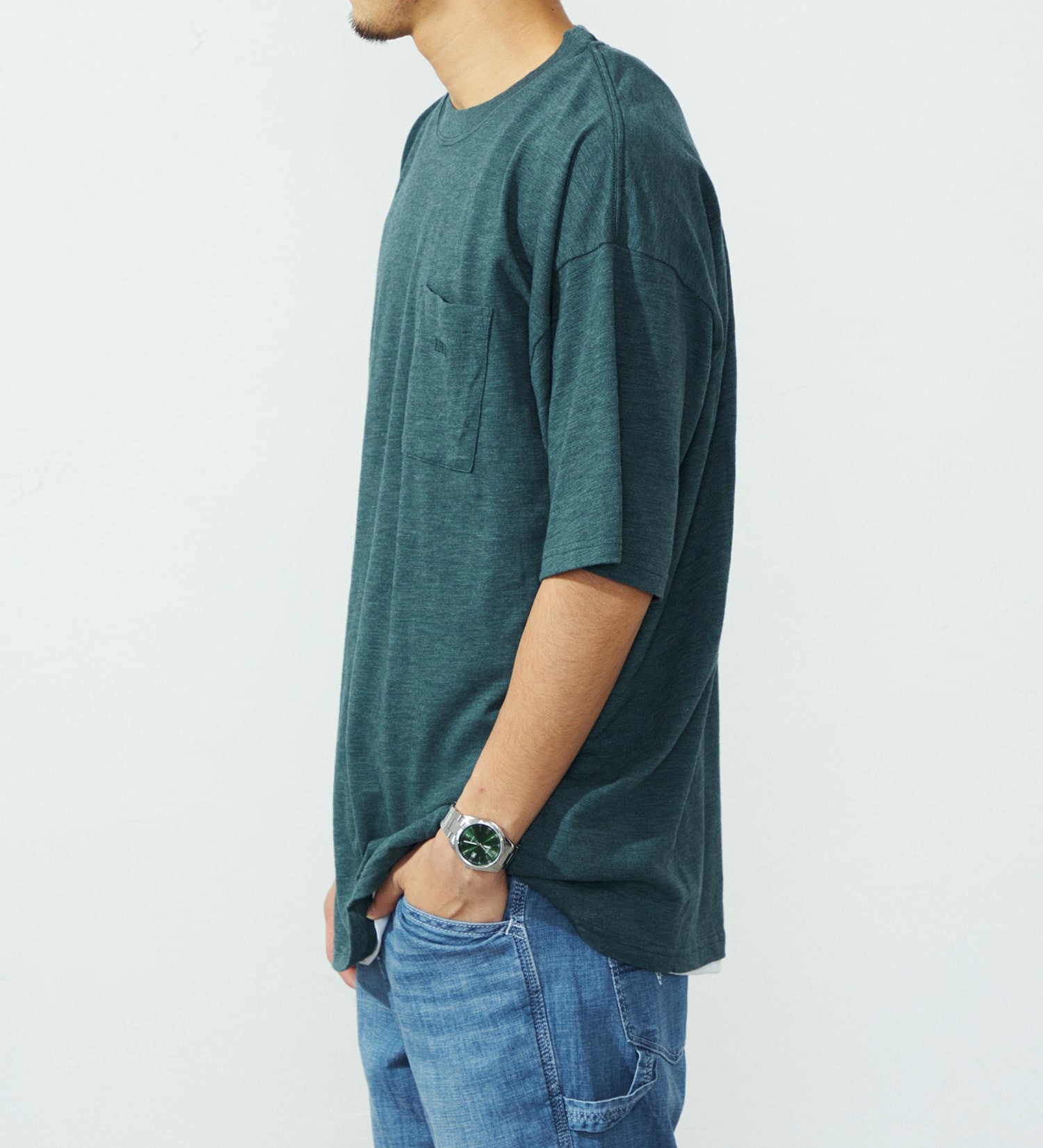 EDWIN(エドウイン)のタンクレイヤードTシャツ【アウトレット店舗・WEB限定】|トップス/Tシャツ/カットソー/メンズ|グリーン