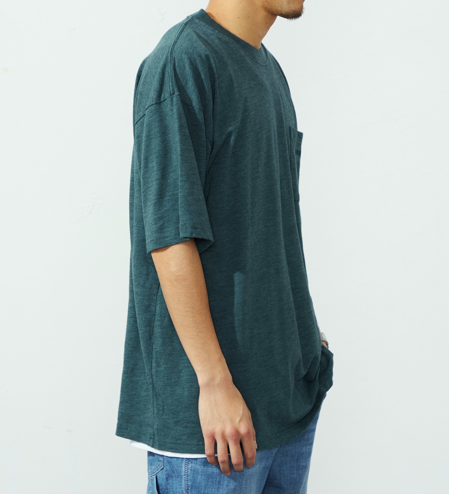 EDWIN(エドウイン)のタンクレイヤードTシャツ【アウトレット店舗・WEB限定】|トップス/Tシャツ/カットソー/メンズ|グリーン