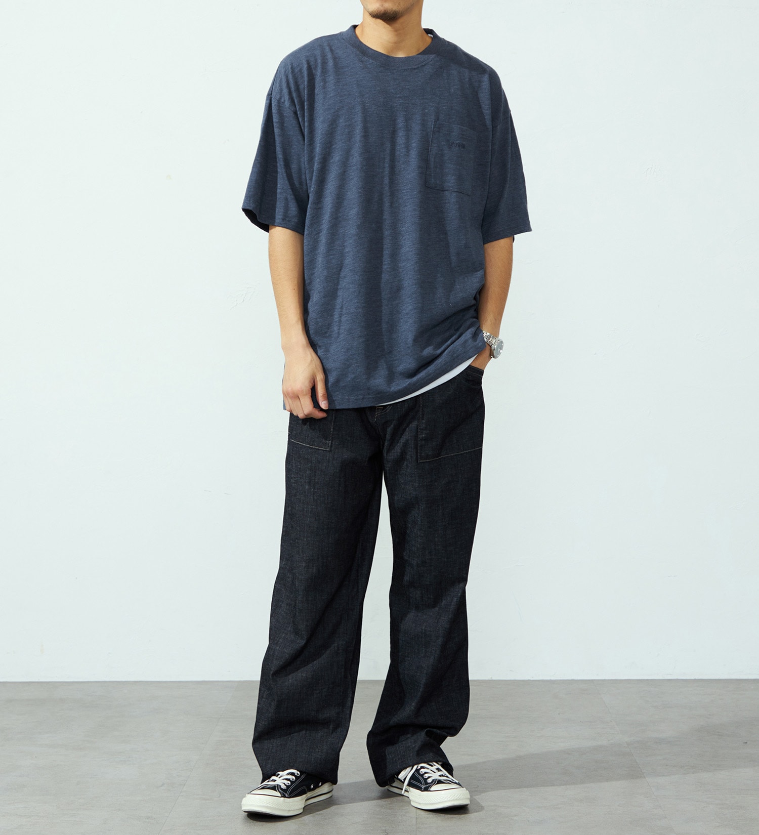 EDWIN(エドウイン)のタンクレイヤードTシャツ【アウトレット店舗・WEB限定】|トップス/Tシャツ/カットソー/メンズ|ブルー