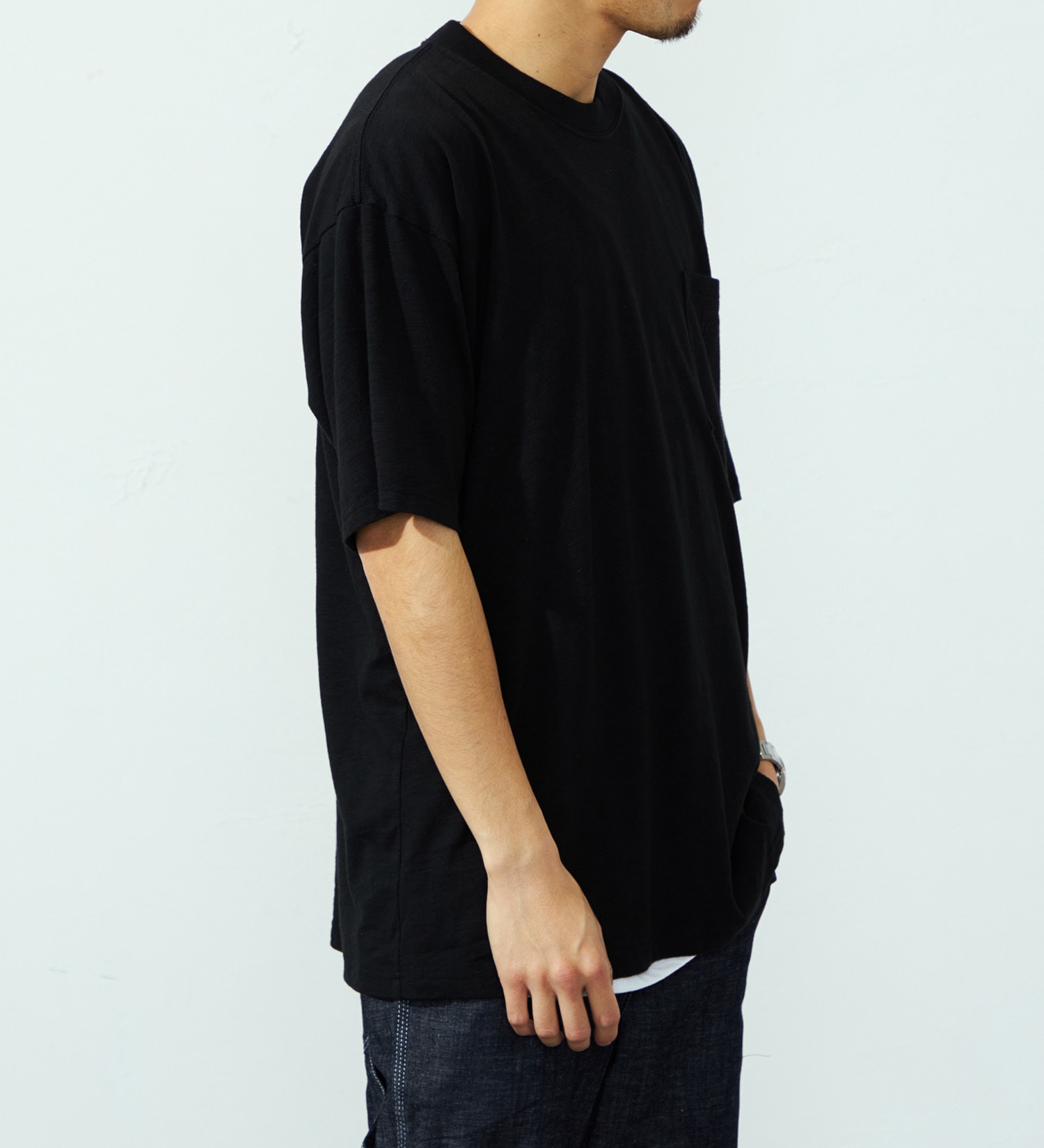 EDWIN(エドウイン)のタンクレイヤードTシャツ【アウトレット店舗・WEB限定】|トップス/Tシャツ/カットソー/メンズ|ブラック