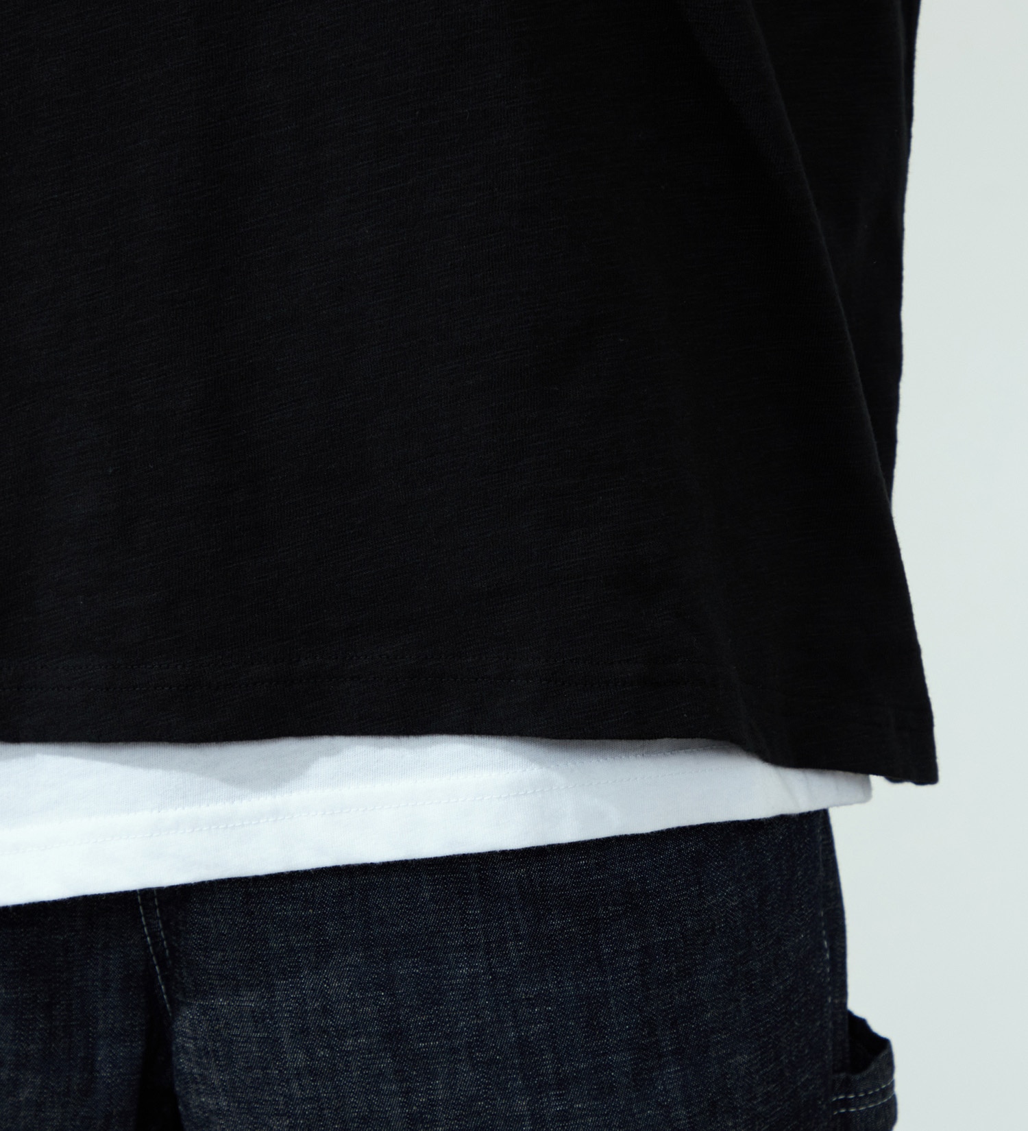 EDWIN(エドウイン)のタンクレイヤードTシャツ【アウトレット店舗・WEB限定】|トップス/Tシャツ/カットソー/メンズ|ブラック