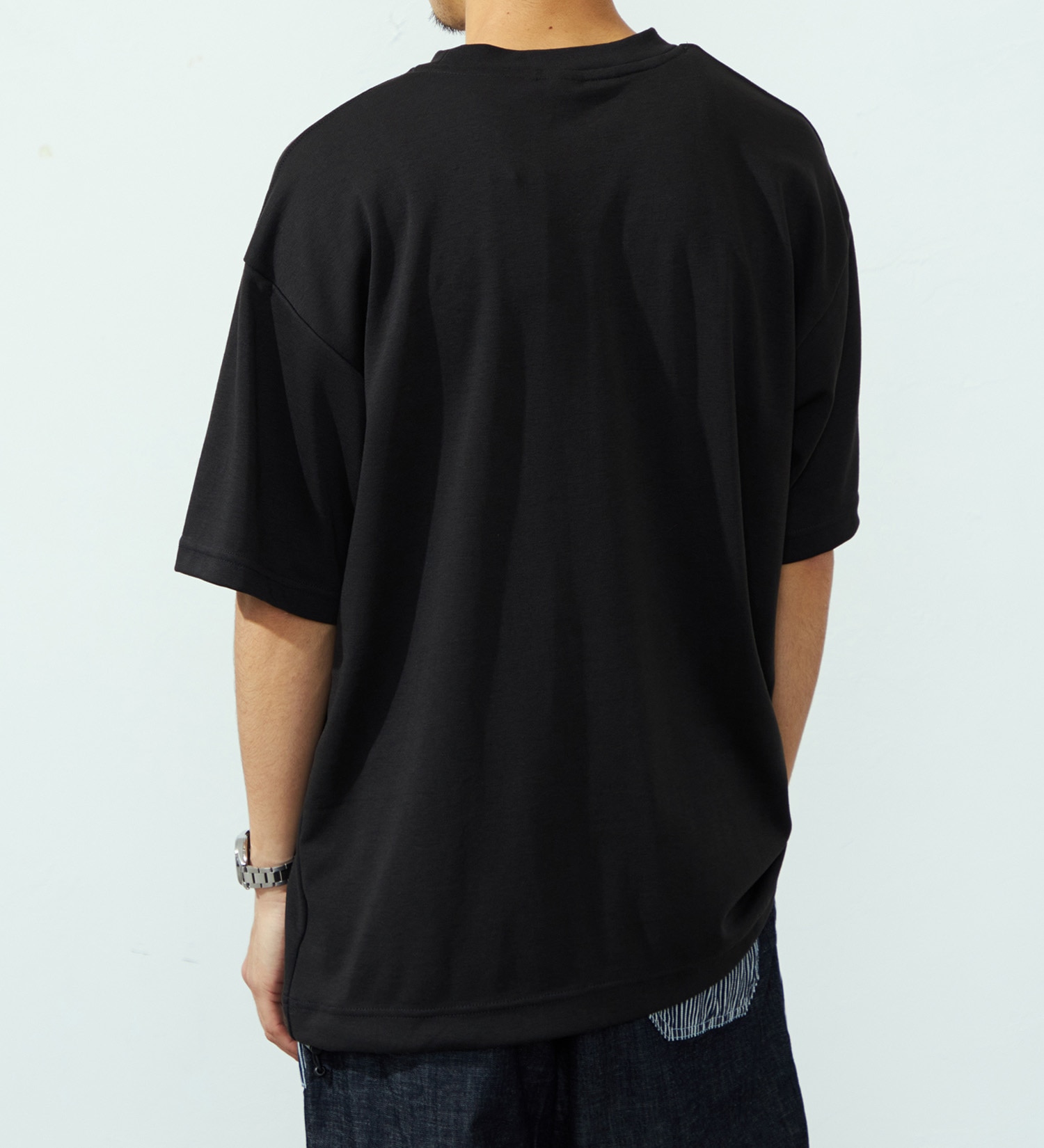 EDWIN(エドウイン)のドローストリングポケットTシャツ【アウトレット店舗・WEB限定】|トップス/Tシャツ/カットソー/メンズ|ブラック