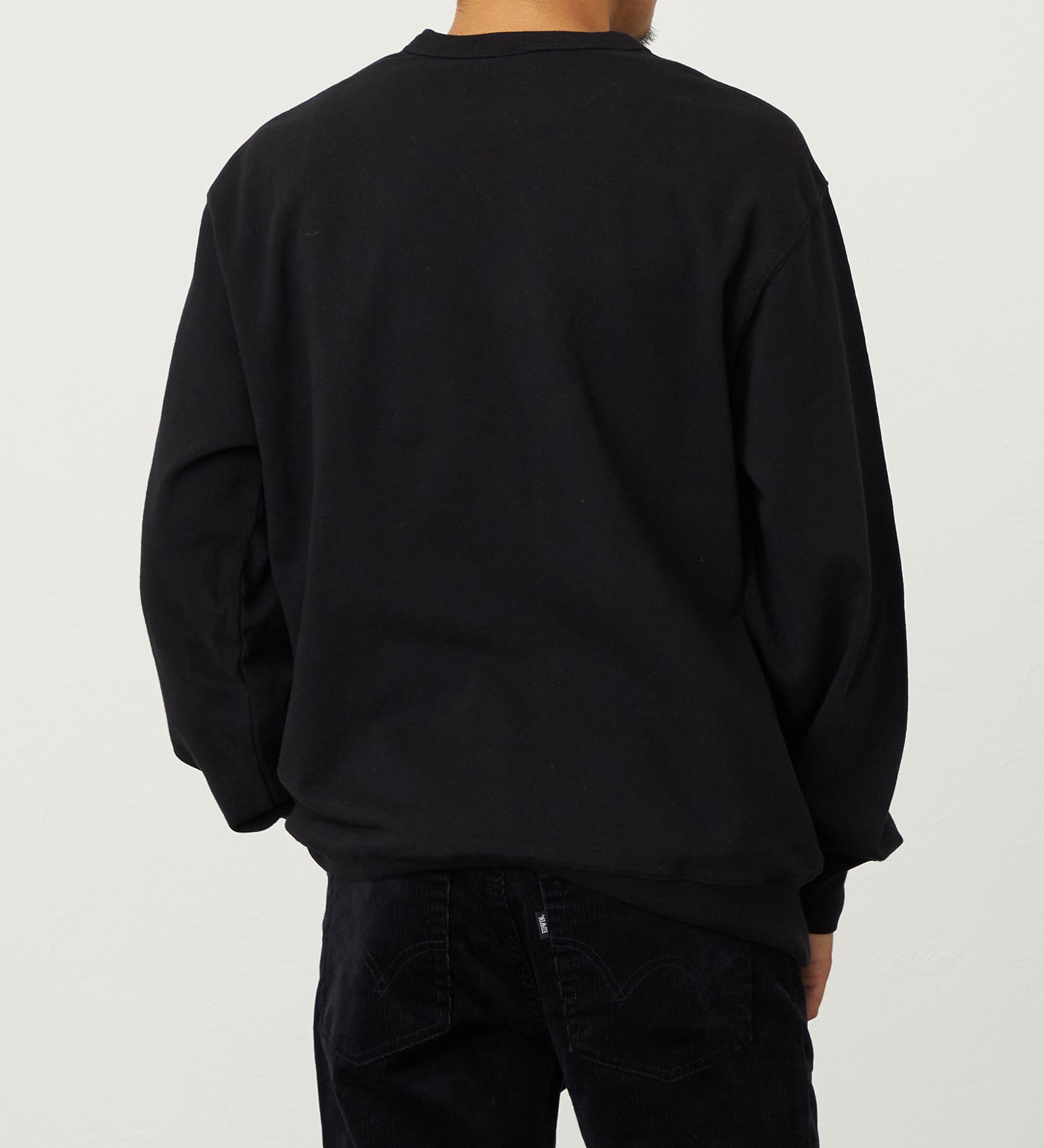 EDWIN(エドウイン)のデニムポケットスウェット【アウトレット店舗・WEB限定】|トップス/スウェット/メンズ|ブラック