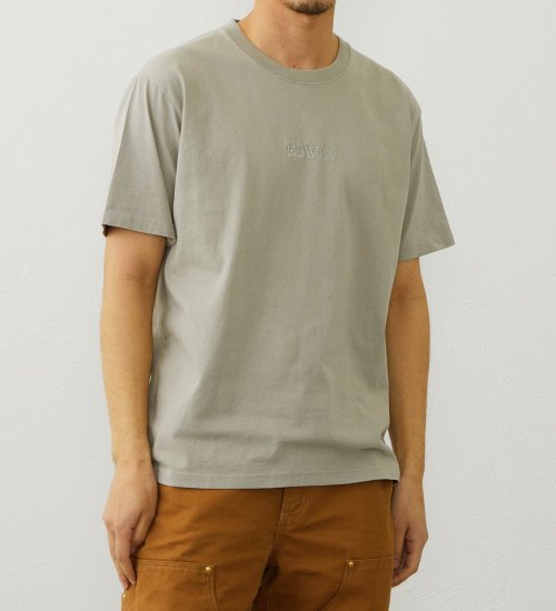 EDWIN(エドウイン)のロゴ刺繍 半袖Tシャツ【アウトレット店舗・WEB限定商品】|トップス/Tシャツ/カットソー/メンズ|グレー
