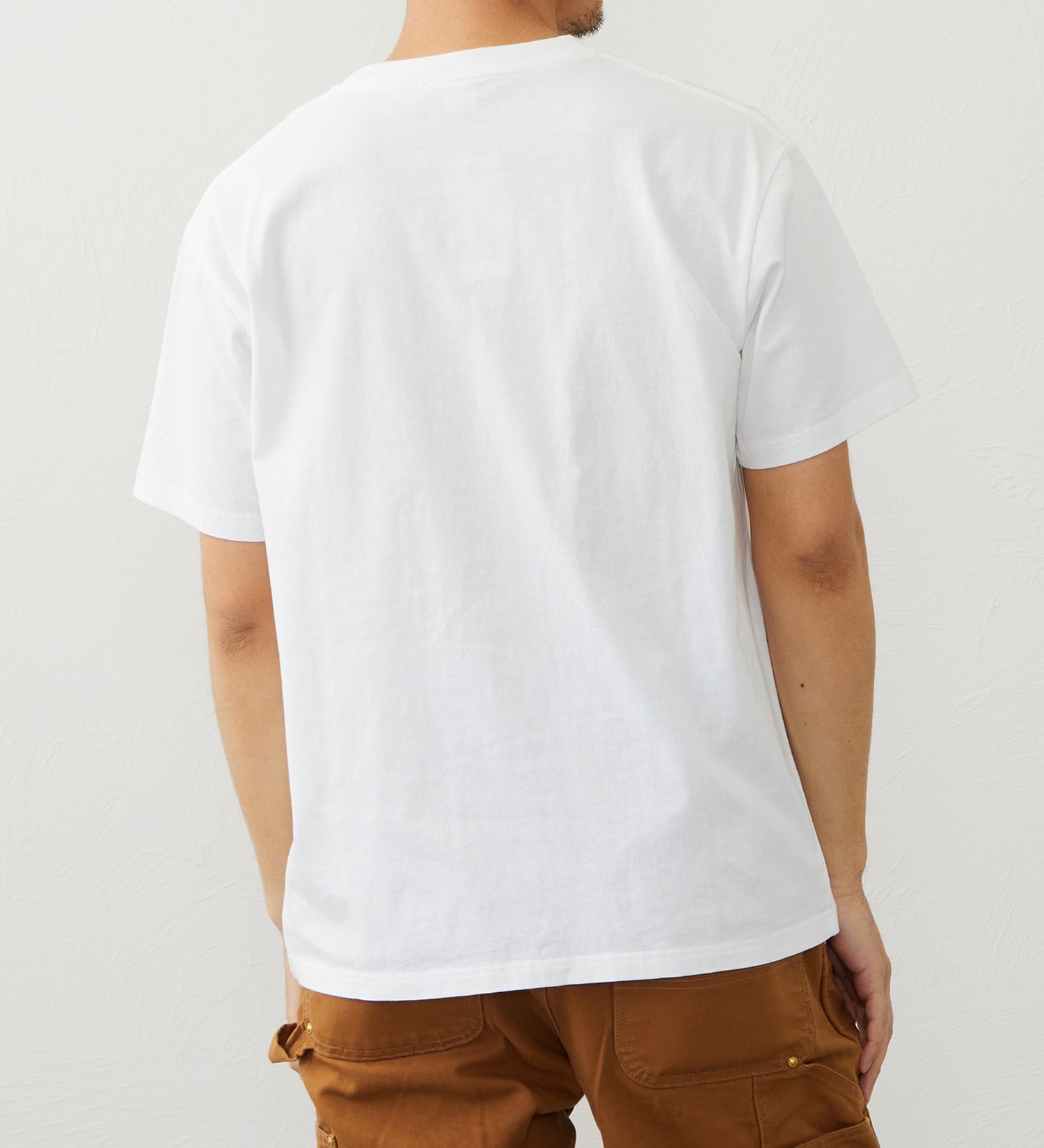 EDWIN(エドウイン)の手書き風ロゴプリント 半袖Tシャツ【アウトレット店舗・WEB限定商品】|トップス/Tシャツ/カットソー/メンズ|ホワイト