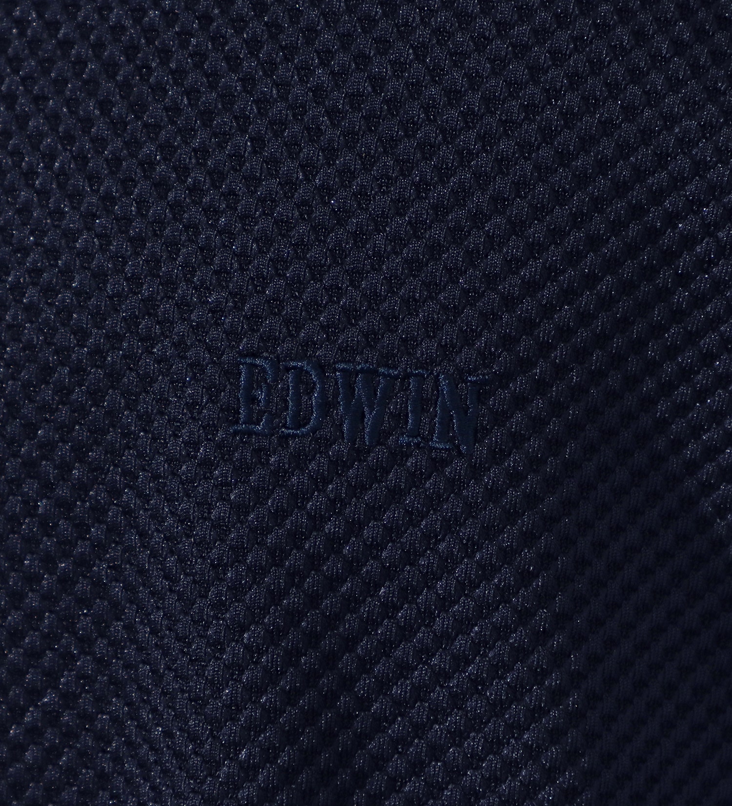 EDWIN(エドウイン)のポリエステル ワッフルTシャツ【アウトレット店舗・WEB限定商品】|トップス/Tシャツ/カットソー/メンズ|ネイビー