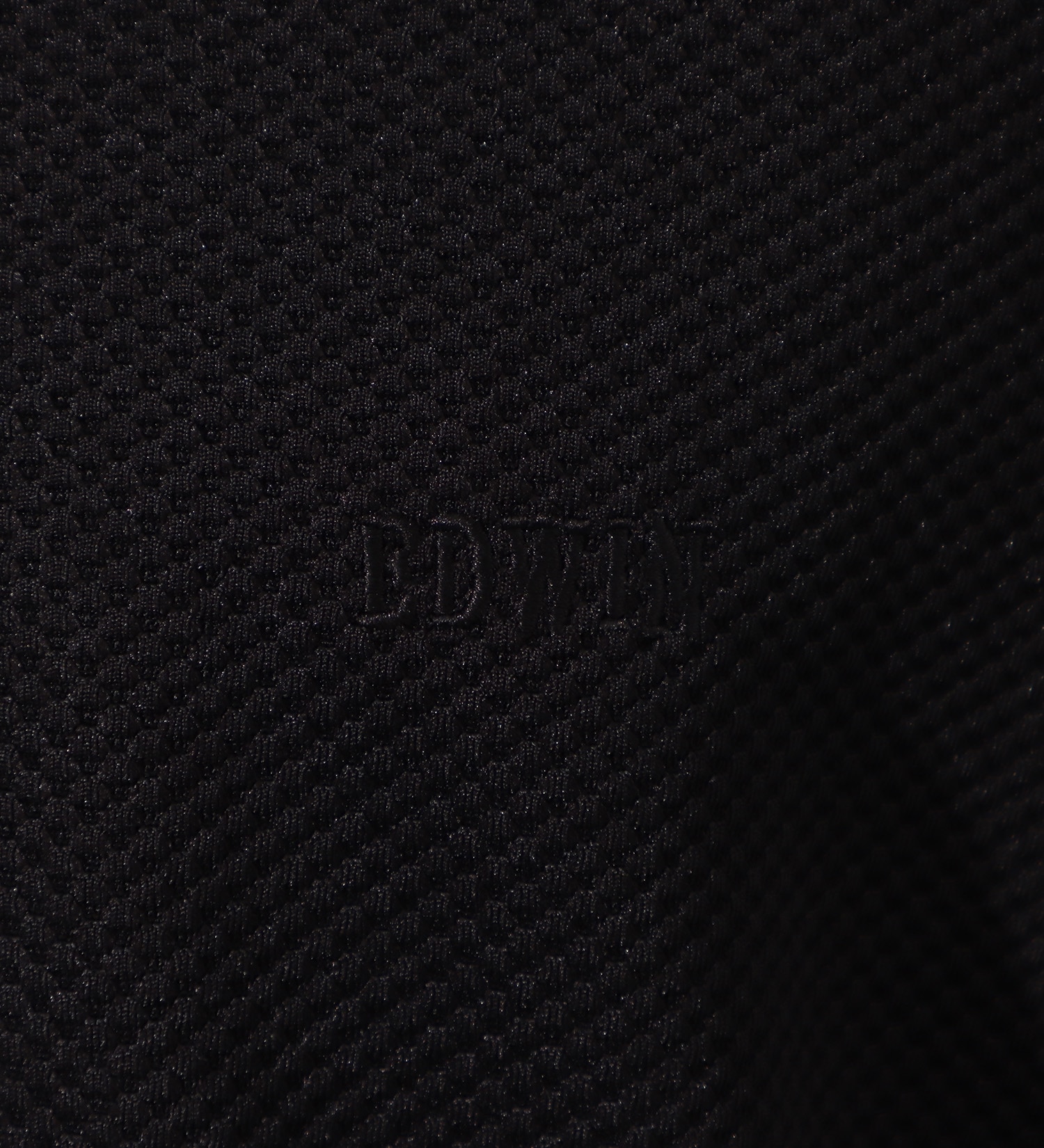 EDWIN(エドウイン)のポリエステル ワッフルTシャツ【アウトレット店舗・WEB限定商品】|トップス/Tシャツ/カットソー/メンズ|ブラック