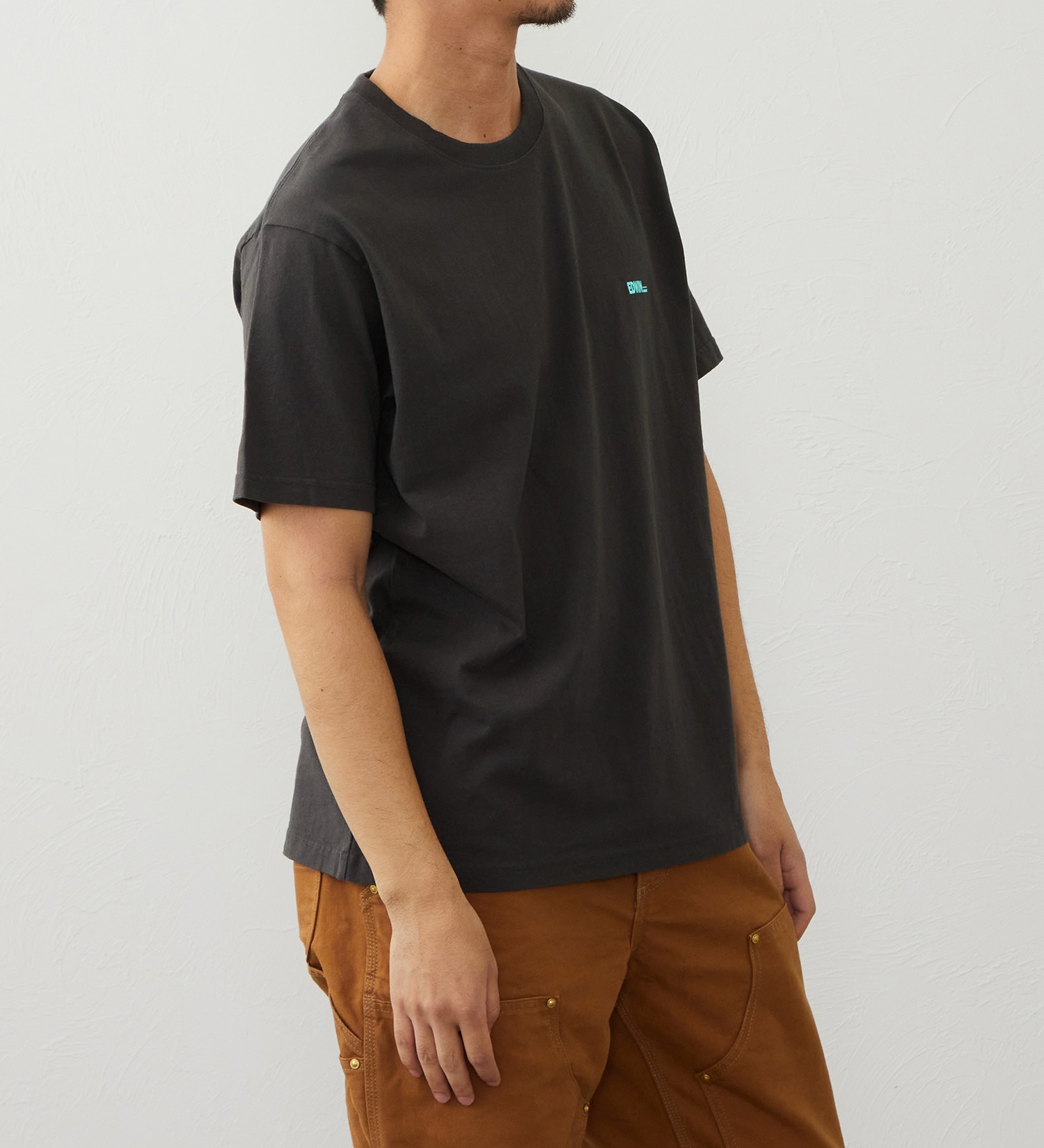 EDWIN(エドウイン)のバックプリント 半袖Tシャツ【アウトレット店舗・WEB限定商品】|トップス/Tシャツ/カットソー/メンズ|エメラルドブルー