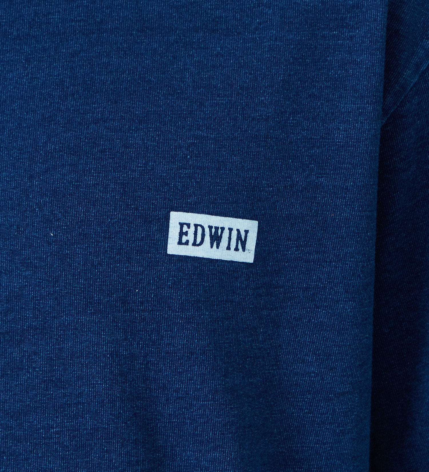 EDWIN(エドウイン)のインディゴ 半袖Tシャツ【アウトレット店舗・WEB限定商品】|トップス/Tシャツ/カットソー/メンズ|中色ブルー