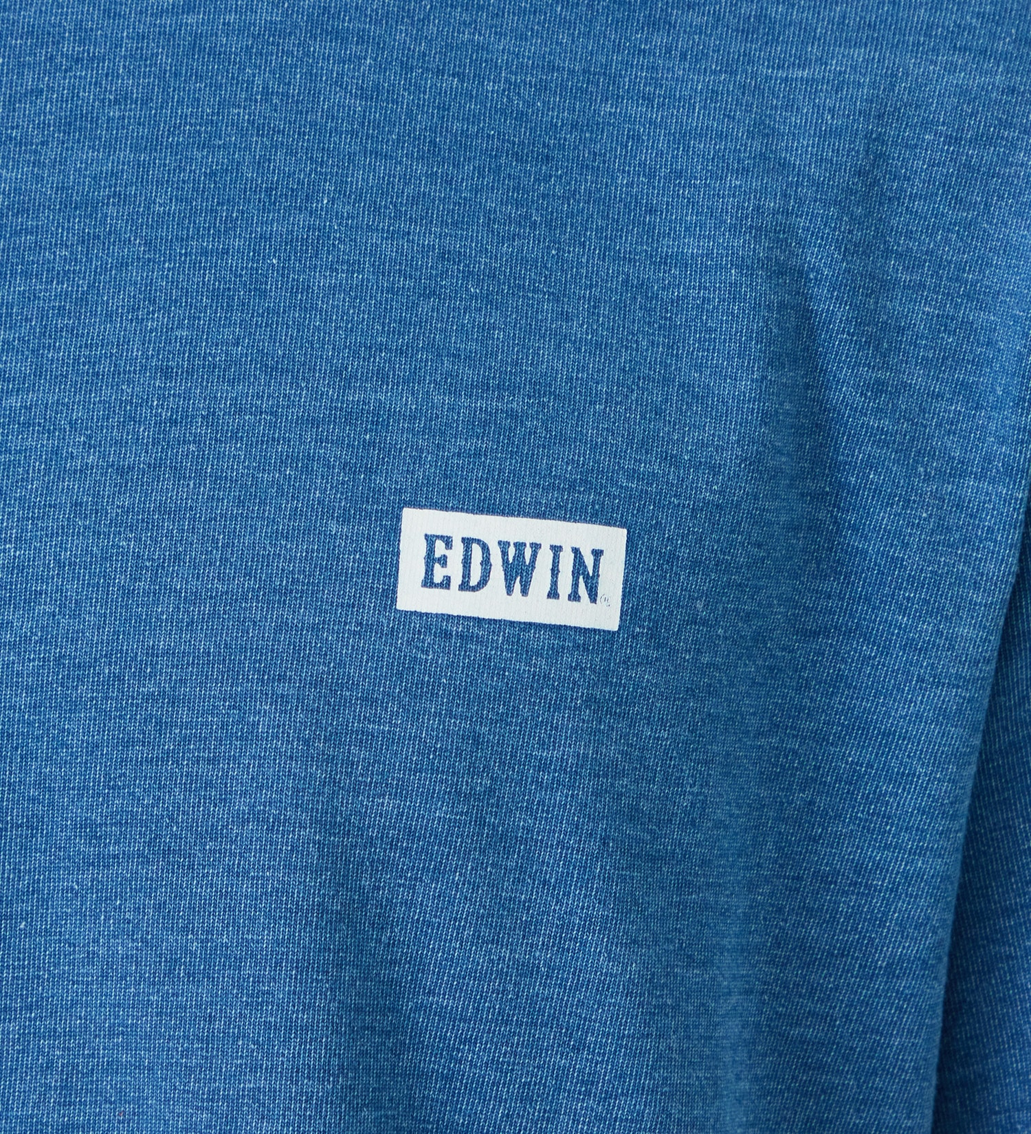 EDWIN(エドウイン)のインディゴ 半袖Tシャツ【アウトレット店舗・WEB限定商品】|トップス/Tシャツ/カットソー/メンズ|淡色ブルー