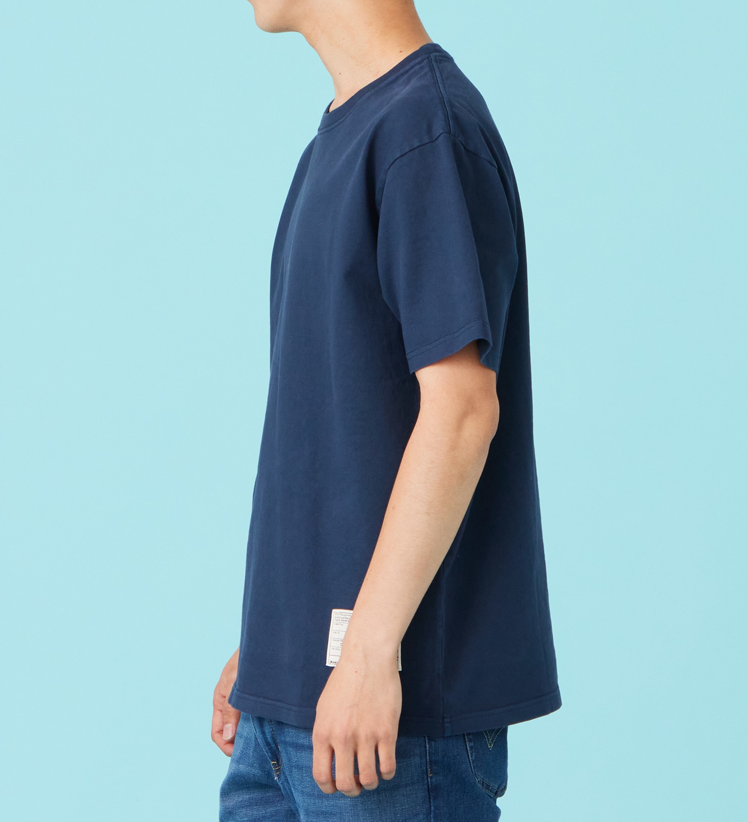 EDWIN(エドウイン)のパッチ 半袖Tシャツ【アウトレット店舗・WEB限定商品】|トップス/Tシャツ/カットソー/メンズ|ネイビー