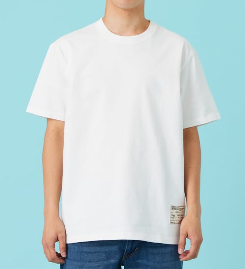 EDWIN(エドウイン)のパッチ 半袖Tシャツ【アウトレット店舗・WEB限定商品】|トップス/Tシャツ/カットソー/メンズ|ホワイト