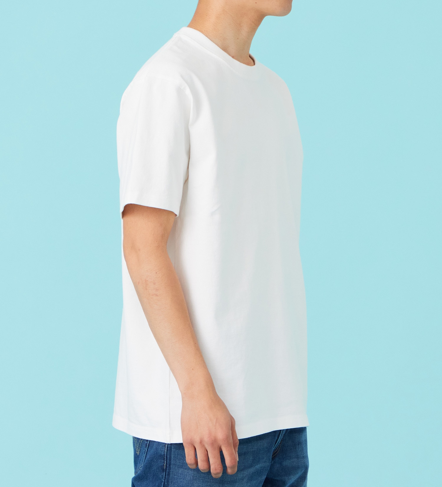 EDWIN(エドウイン)のパッチ 半袖Tシャツ【アウトレット店舗・WEB限定商品】|トップス/Tシャツ/カットソー/メンズ|ホワイト