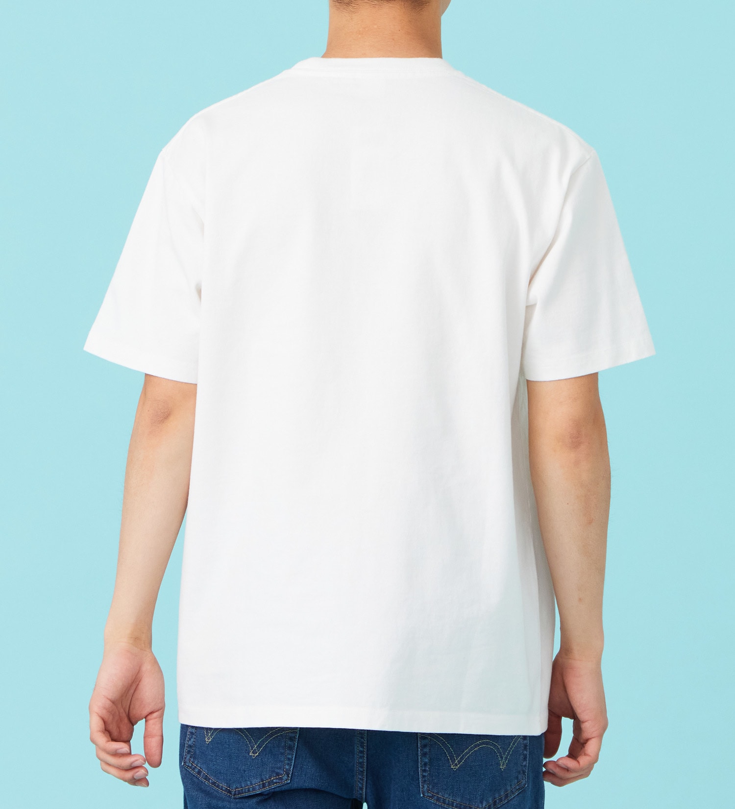EDWIN(エドウイン)のパッチ 半袖Tシャツ【アウトレット店舗・WEB限定商品】|トップス/Tシャツ/カットソー/メンズ|ホワイト