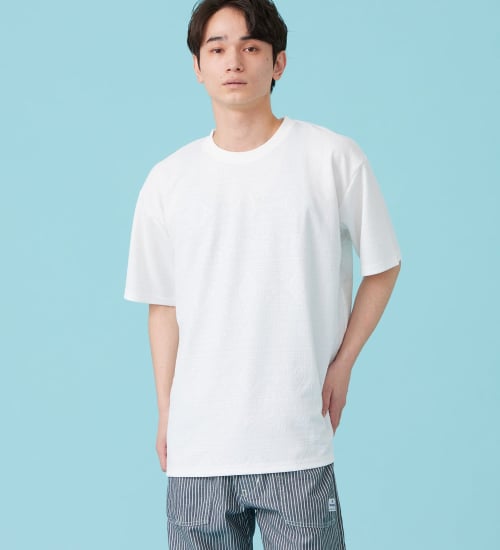 EDWIN(エドウイン)のネイティブプリントTシャツ【アウトレット店舗・WEB限定商品】|トップス/Tシャツ/カットソー/メンズ|ホワイト