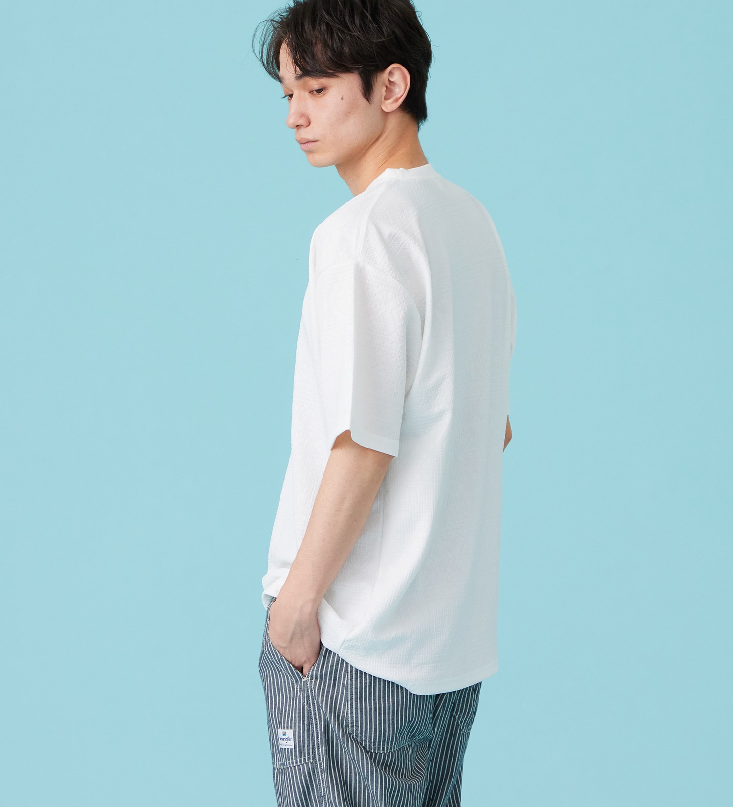 EDWIN(エドウイン)のネイティブプリントTシャツ【アウトレット店舗・WEB限定商品】|トップス/Tシャツ/カットソー/メンズ|ホワイト
