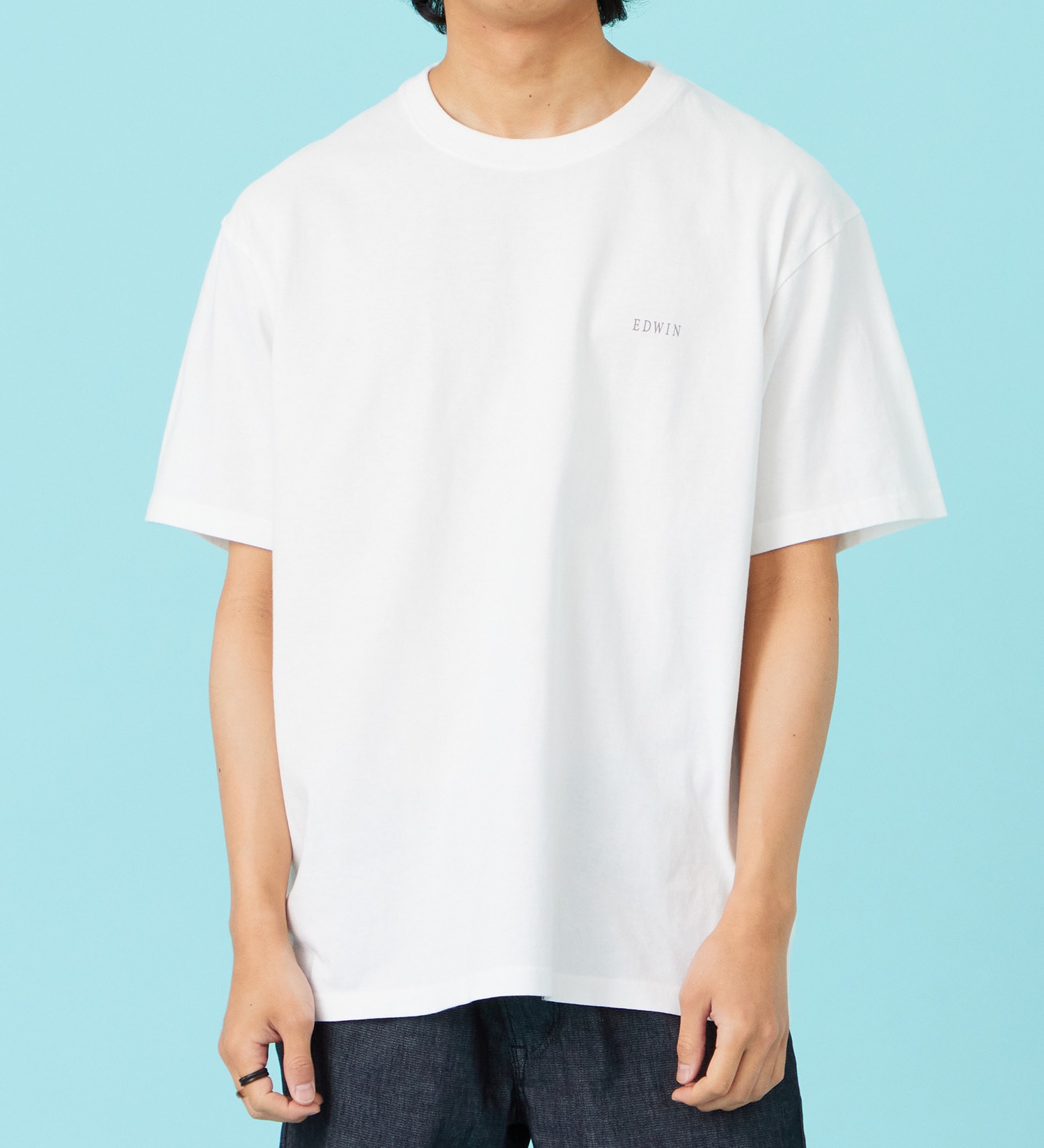 EDWIN(エドウイン)のプリントアートTシャツ【アウトレット店舗・WEB限定商品】|トップス/Tシャツ/カットソー/メンズ|ホワイト