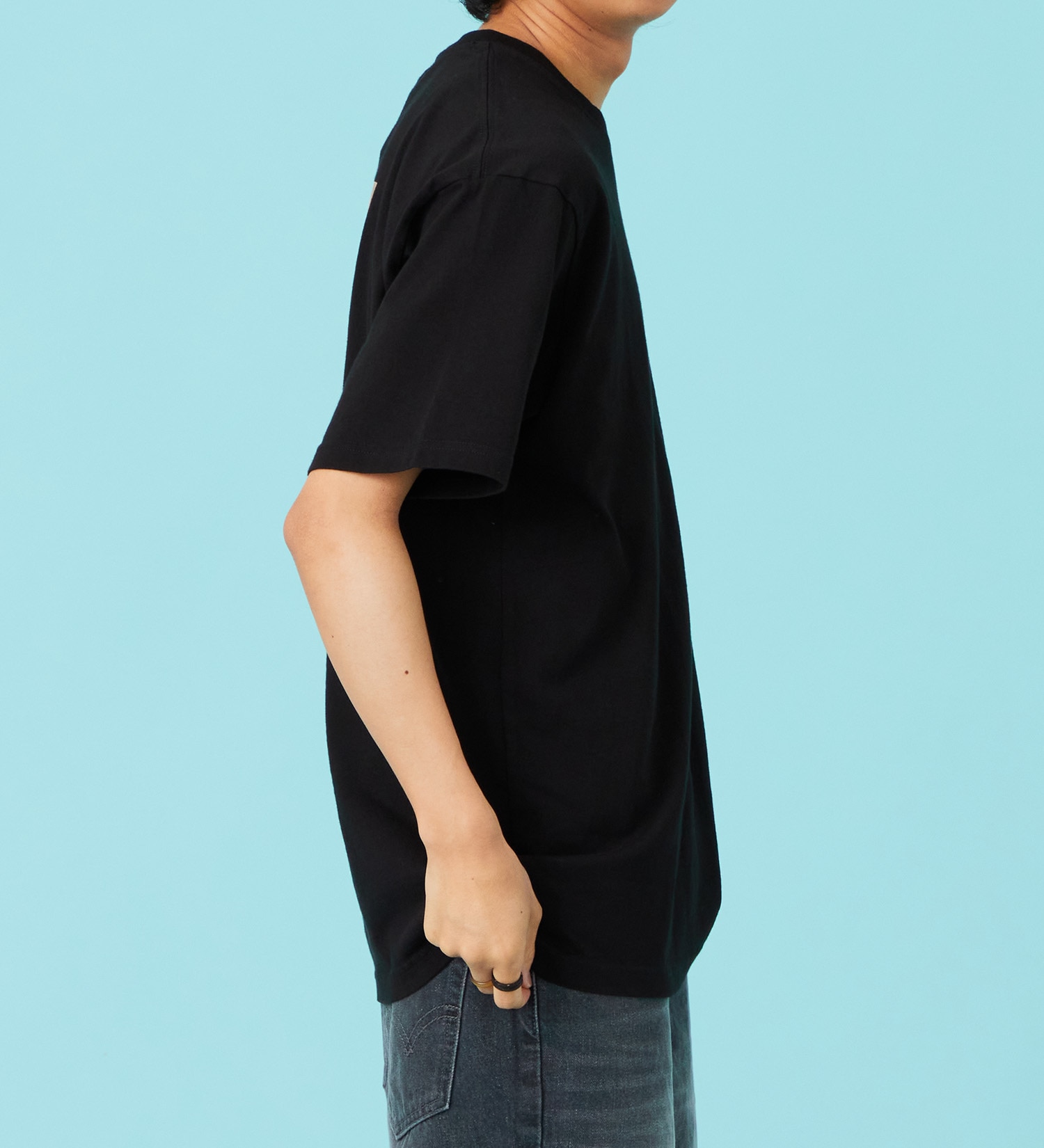 EDWIN(エドウイン)のプリントアートTシャツ【アウトレット店舗・WEB限定商品】|トップス/Tシャツ/カットソー/メンズ|ブラック
