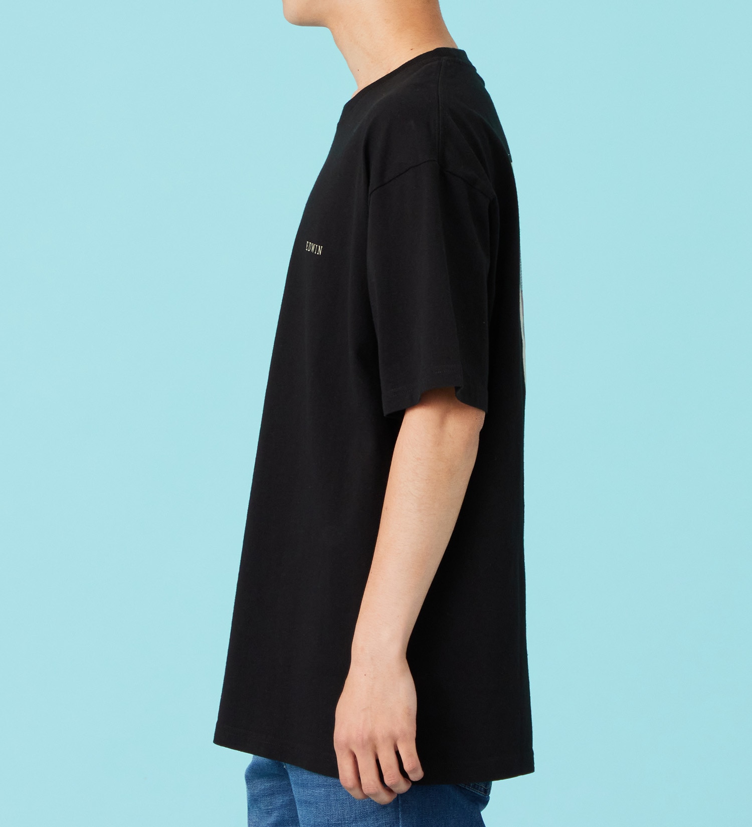 EDWIN(エドウイン)のプリントアートTシャツ【アウトレット店舗・WEB限定商品】|トップス/Tシャツ/カットソー/メンズ|ブラック系その他