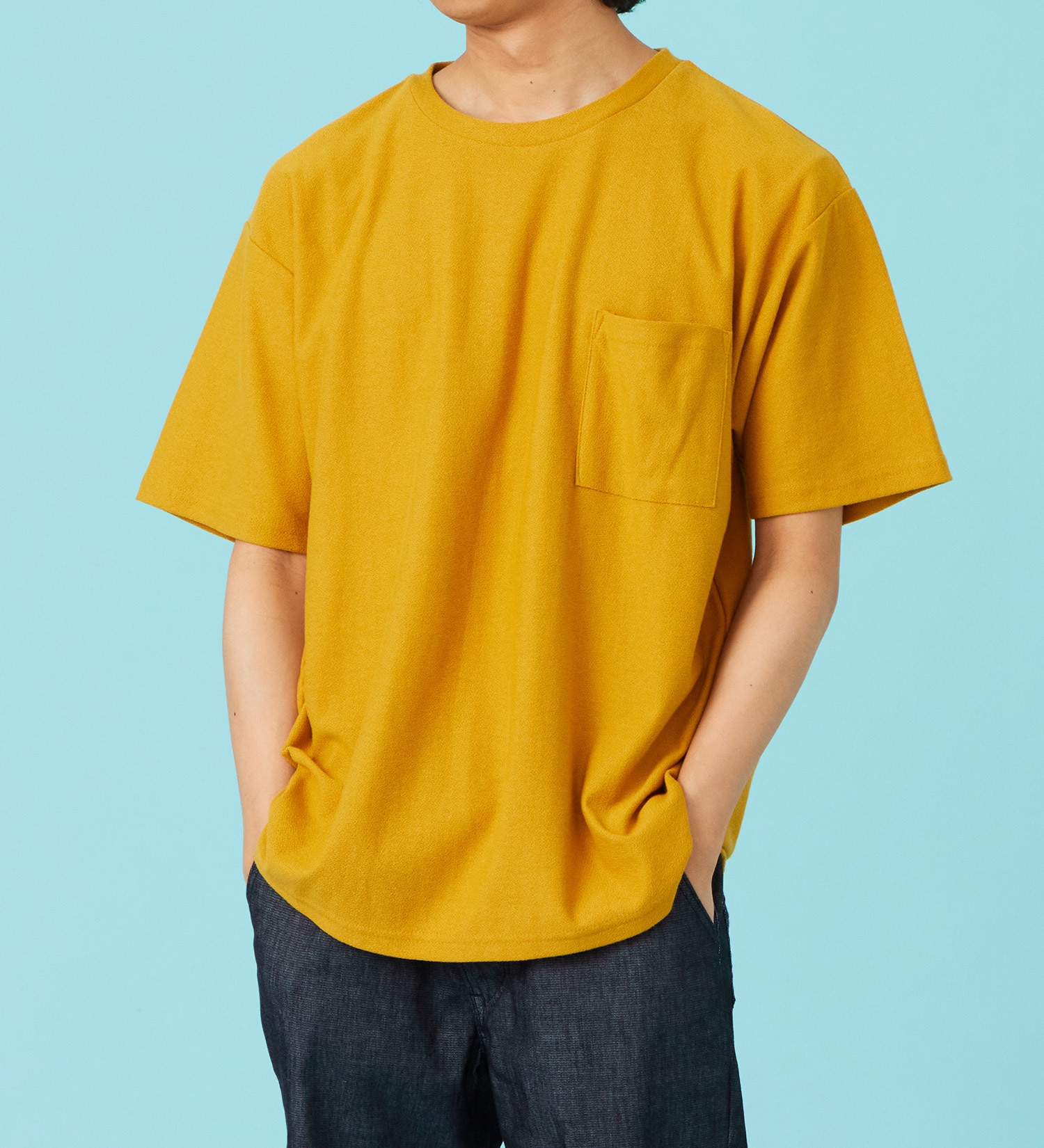 EDWIN(エドウイン)のペアスキンTシャツ【アウトレット店舗・WEB限定商品】|トップス/Tシャツ/カットソー/メンズ|マスタード