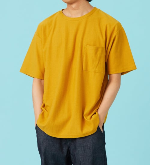 EDWIN(エドウイン)のペアスキンTシャツ【アウトレット店舗・WEB限定商品】|トップス/Tシャツ/カットソー/メンズ|マスタード