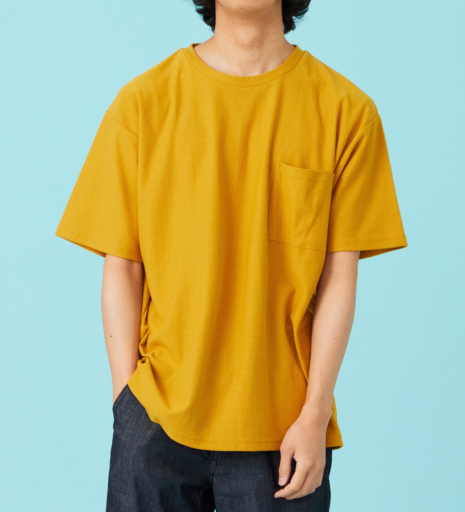 EDWIN(エドウイン)のペアスキンTシャツ【アウトレット店舗・WEB限定商品】|トップス/Tシャツ/カットソー/メンズ|マスタード