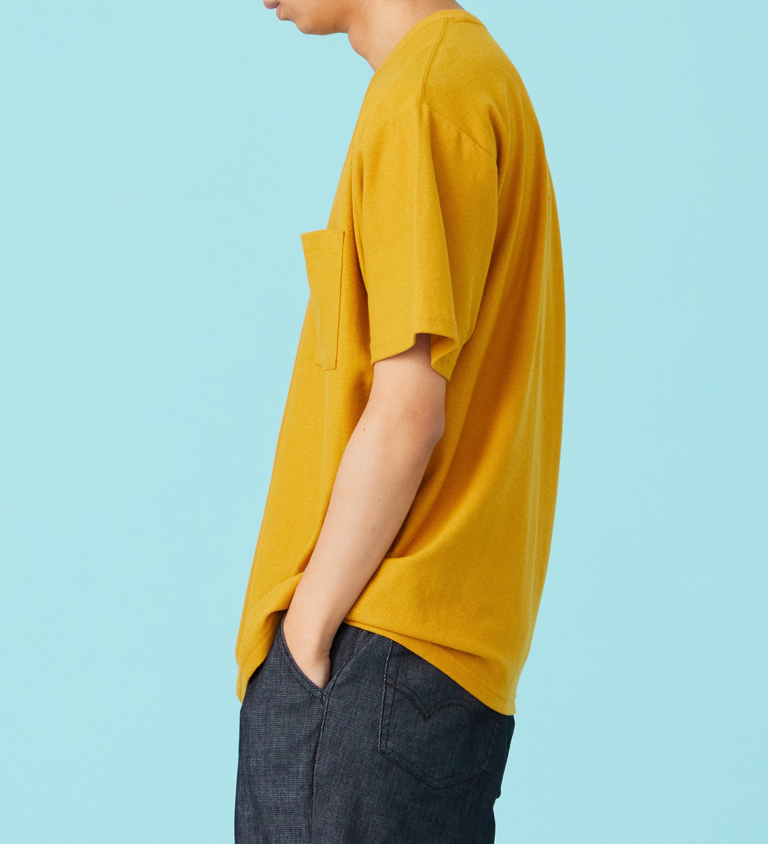 EDWIN(エドウイン)のペアスキンTシャツ【アウトレット店舗・WEB限定商品】|トップス/Tシャツ/カットソー/メンズ|マスタード