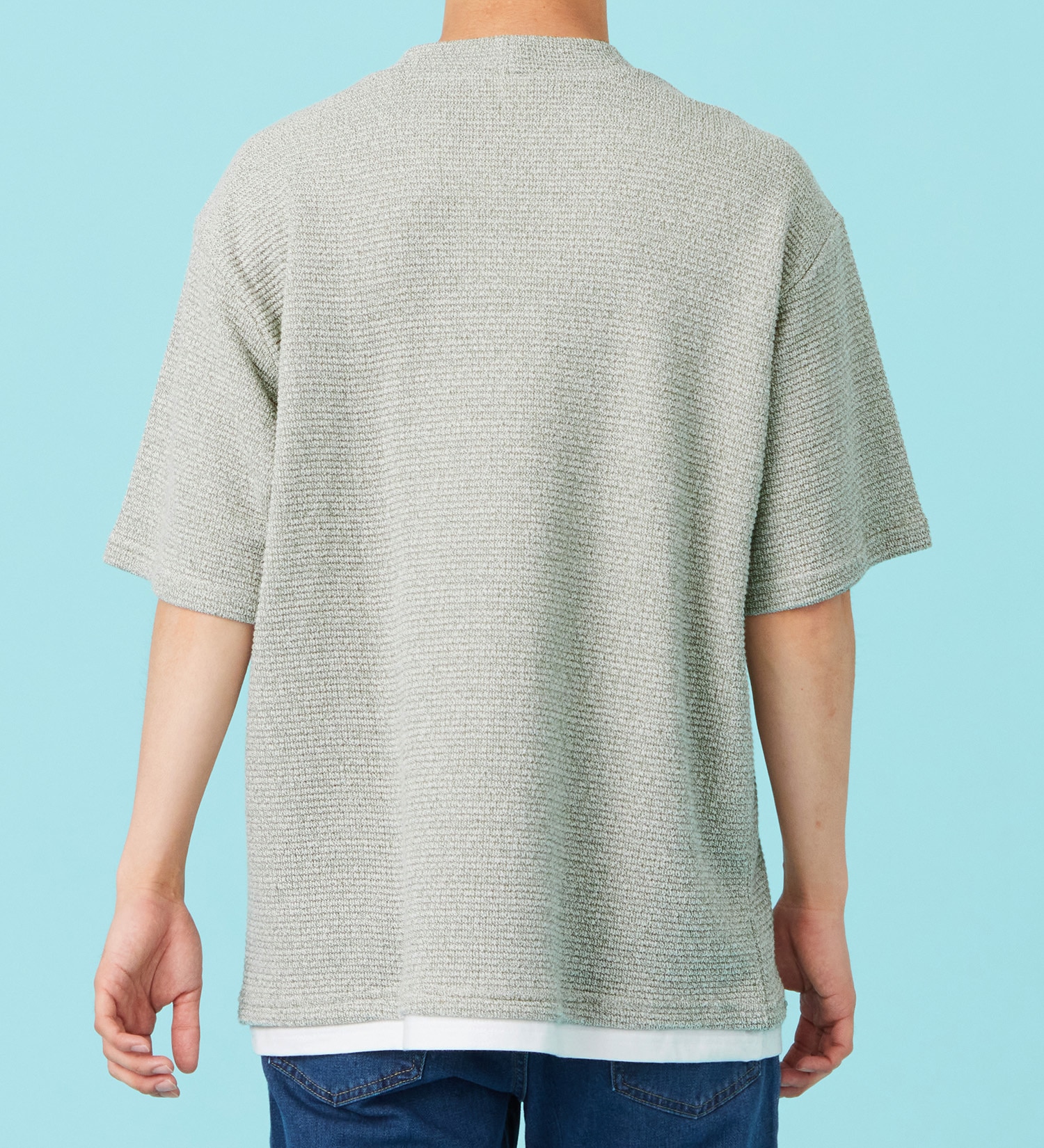 EDWIN(エドウイン)の【ポイントアップ対象】モックネックTシャツ【アウトレット店舗・WEB限定商品】|トップス/Tシャツ/カットソー/メンズ|グリーン