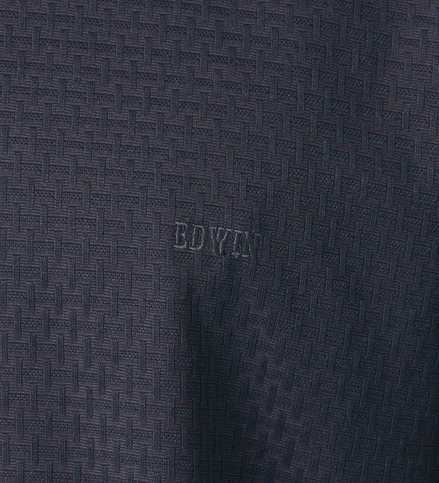 EDWIN(エドウイン)のジャガード VネックTシャツ【アウトレット店舗・WEB限定商品】|トップス/Tシャツ/カットソー/メンズ|ダークグレー
