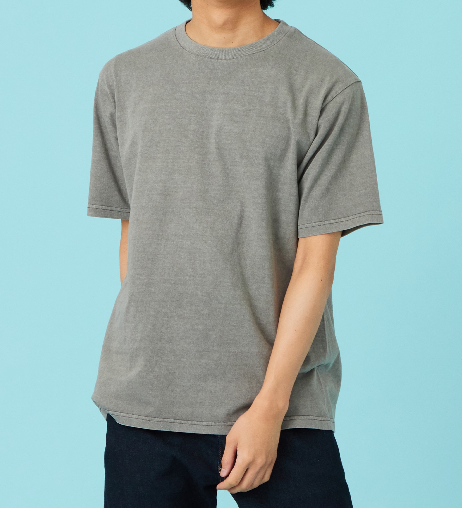 EDWIN(エドウイン)のピグメント 半袖Tシャツ【アウトレット店舗・WEB限定商品】|トップス/Tシャツ/カットソー/メンズ|グレー