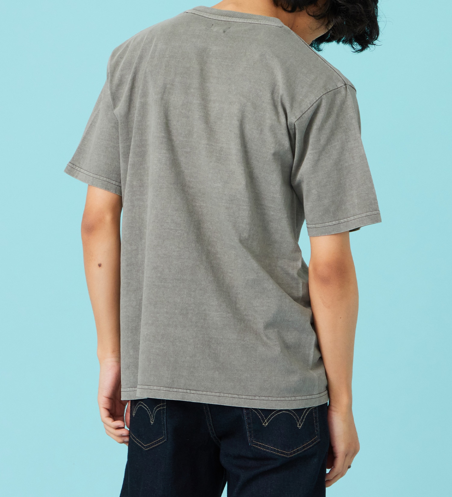 EDWIN(エドウイン)のピグメント 半袖Tシャツ【アウトレット店舗・WEB限定商品】|トップス/Tシャツ/カットソー/メンズ|グレー
