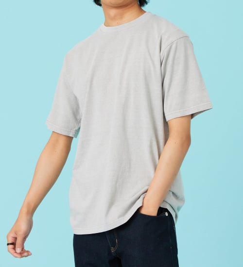 EDWIN(エドウイン)のピグメント 半袖Tシャツ【アウトレット店舗・WEB限定商品】|トップス/Tシャツ/カットソー/メンズ|ライトグレー