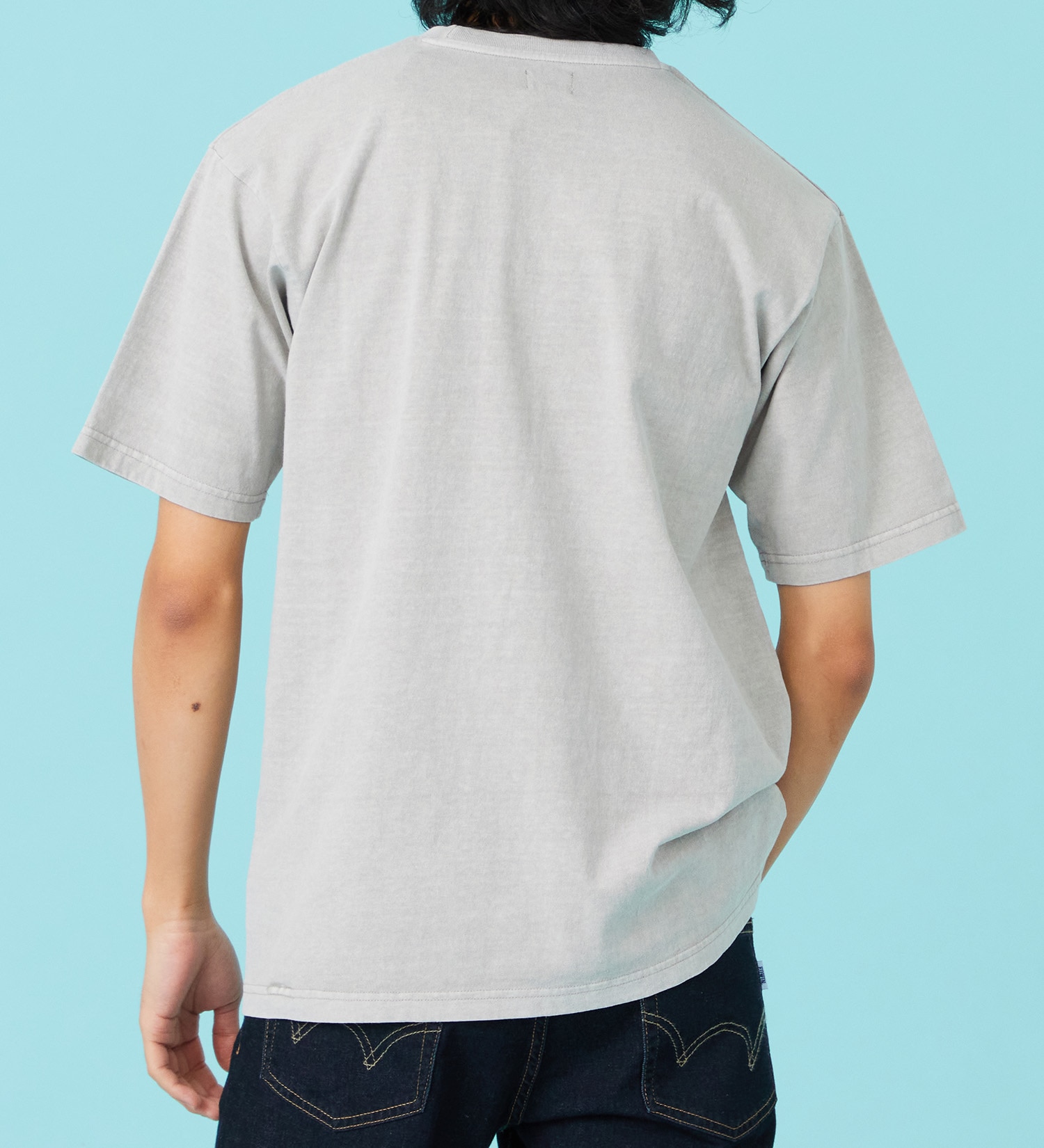 EDWIN(エドウイン)のピグメント 半袖Tシャツ【アウトレット店舗・WEB限定商品】|トップス/Tシャツ/カットソー/メンズ|ライトグレー