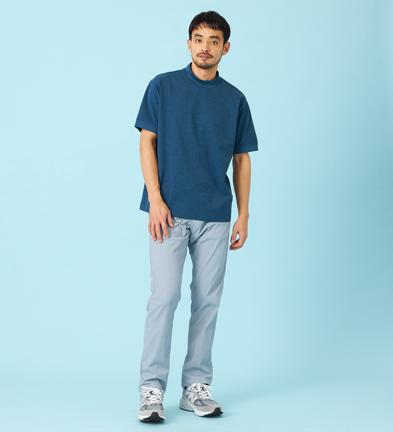 EDWIN(エドウイン)の【予約P】【涼】ジャージーズ COOL ストレート チノパンツ ストレッチ 接触冷感 速乾|パンツ/パンツ/メンズ|グレー