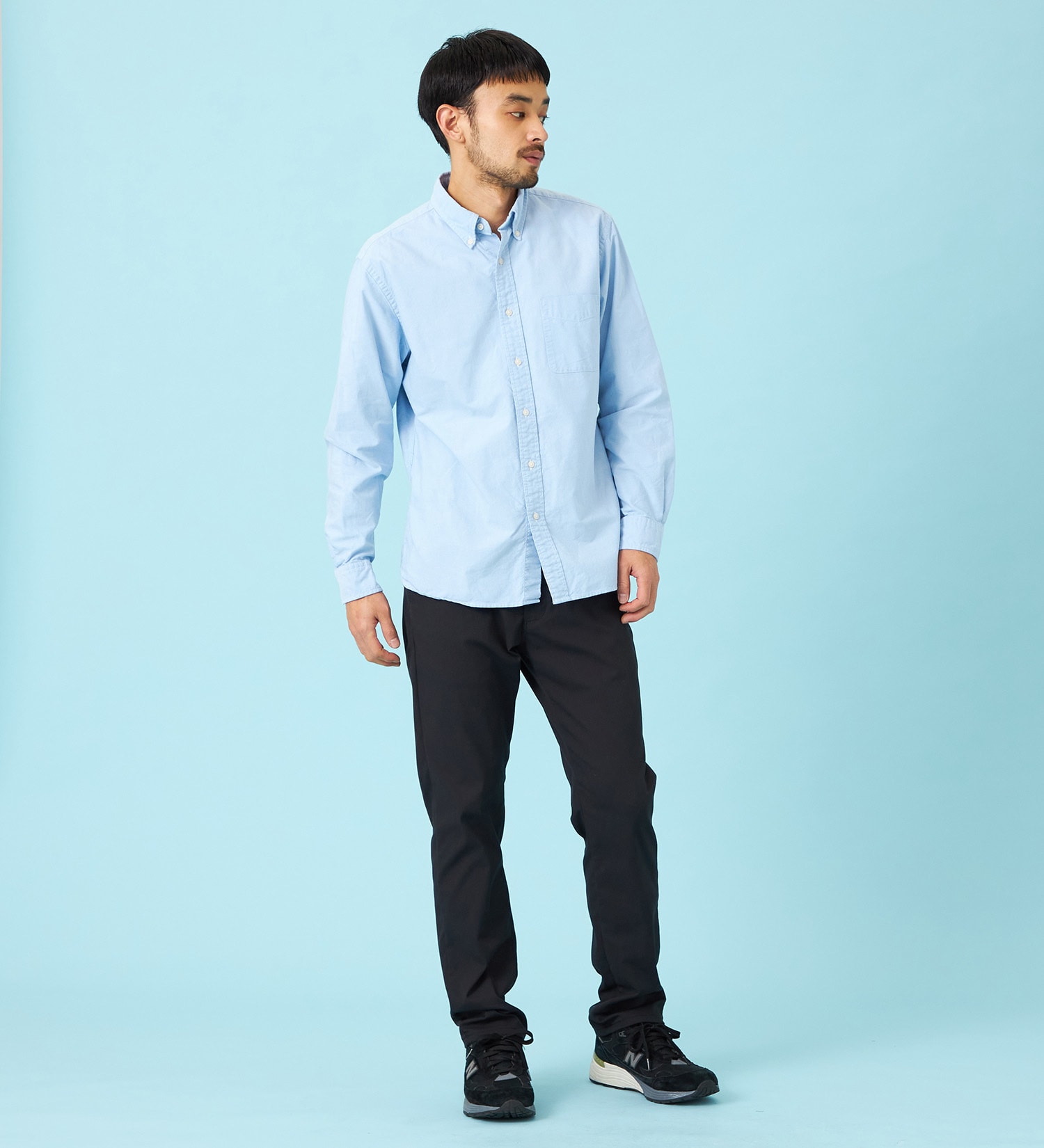 EDWIN(エドウイン)の【予約P】【涼】ジャージーズ COOL ストレート チノパンツ ストレッチ 接触冷感 速乾|パンツ/パンツ/メンズ|ブラック