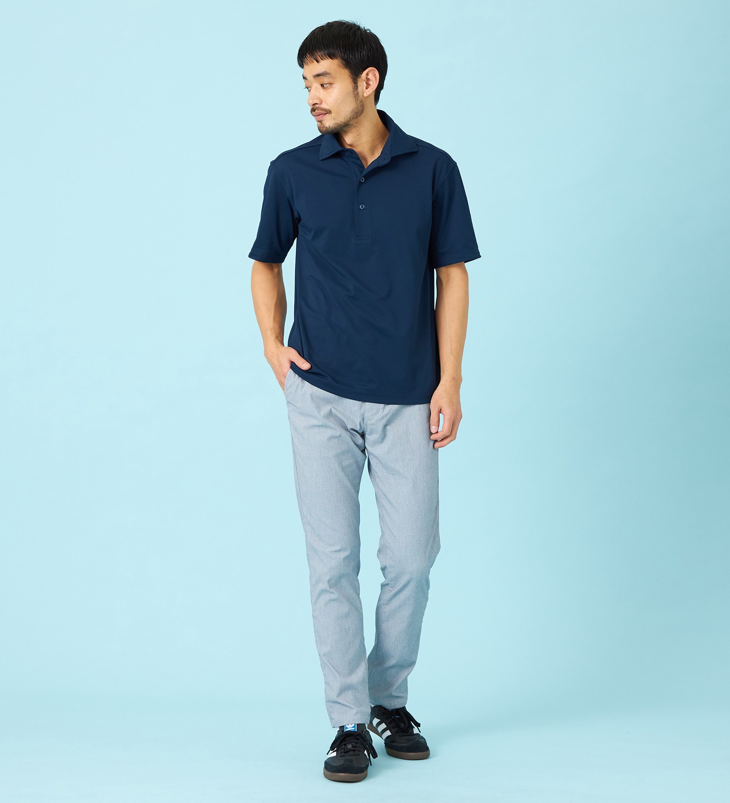 EDWIN(エドウイン)の【予約P】【涼】ジャージーズ COOL スリム チノパンツ ストレッチ 接触冷感 速乾|パンツ/チノパンツ/メンズ|グレー