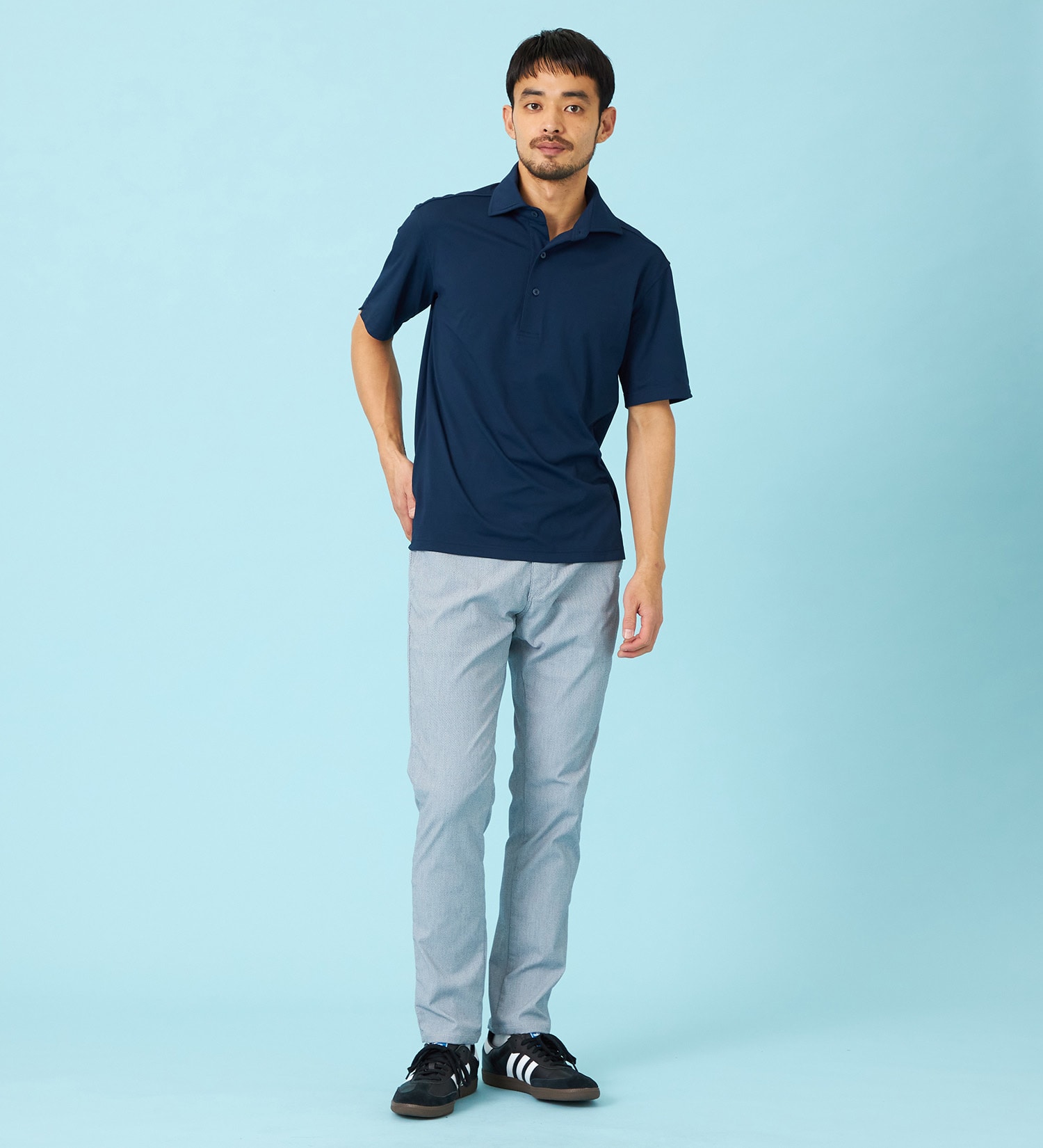 EDWIN(エドウイン)の【予約P】【涼】ジャージーズ COOL スリム チノパンツ ストレッチ 接触冷感 速乾|パンツ/チノパンツ/メンズ|グレー