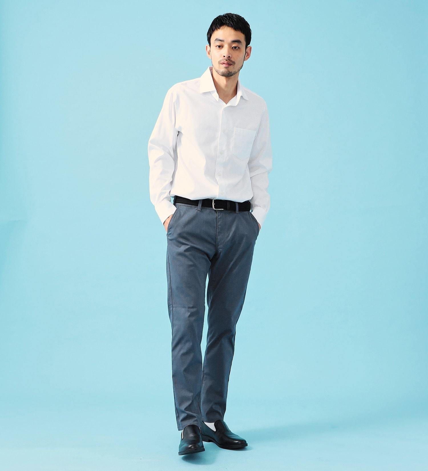 EDWIN(エドウイン)の【カート割対象】【涼】ジャージーズ COOL スリム チノパンツ ストレッチ 接触冷感 速乾|パンツ/チノパンツ/メンズ|ブルー