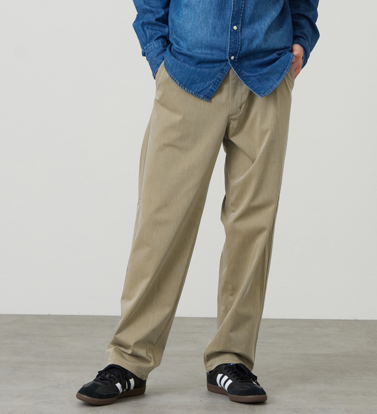 EDWIN(エドウイン)の【試着対象】ジャージーズ ルーズシルエット チノパンツ ストレッチ|パンツ/チノパンツ/メンズ|ベージュ