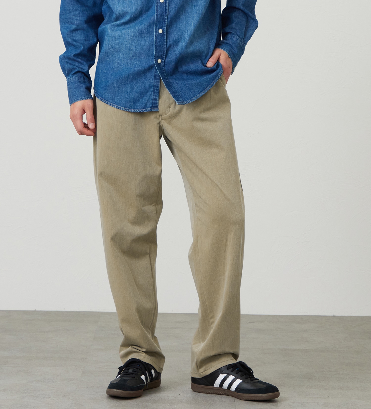 EDWIN(エドウイン)の【試着対象】ジャージーズ ルーズシルエット チノパンツ ストレッチ|パンツ/チノパンツ/メンズ|ベージュ