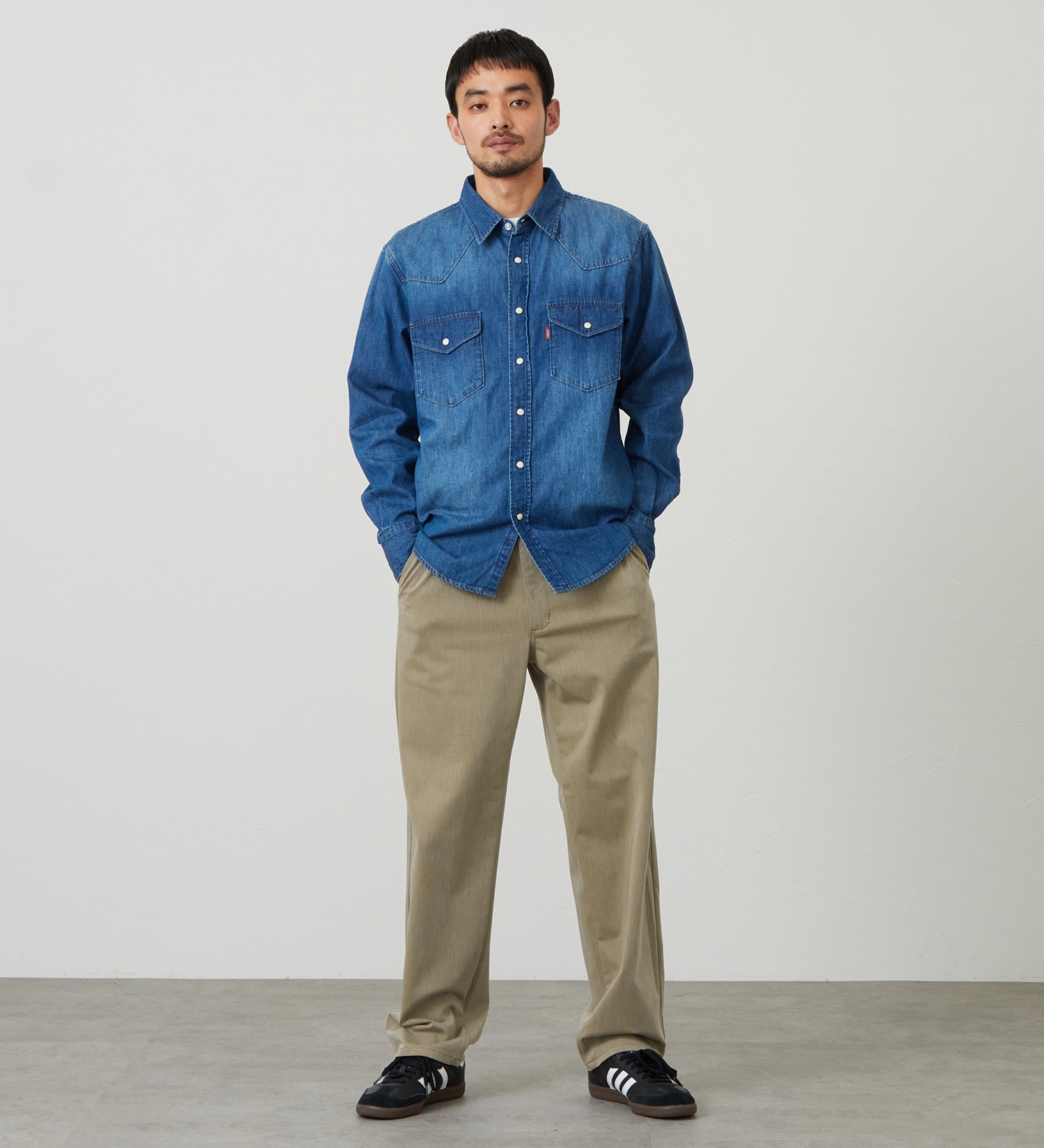 EDWIN(エドウイン)の【試着対象】ジャージーズ ルーズシルエット チノパンツ ストレッチ|パンツ/チノパンツ/メンズ|ベージュ