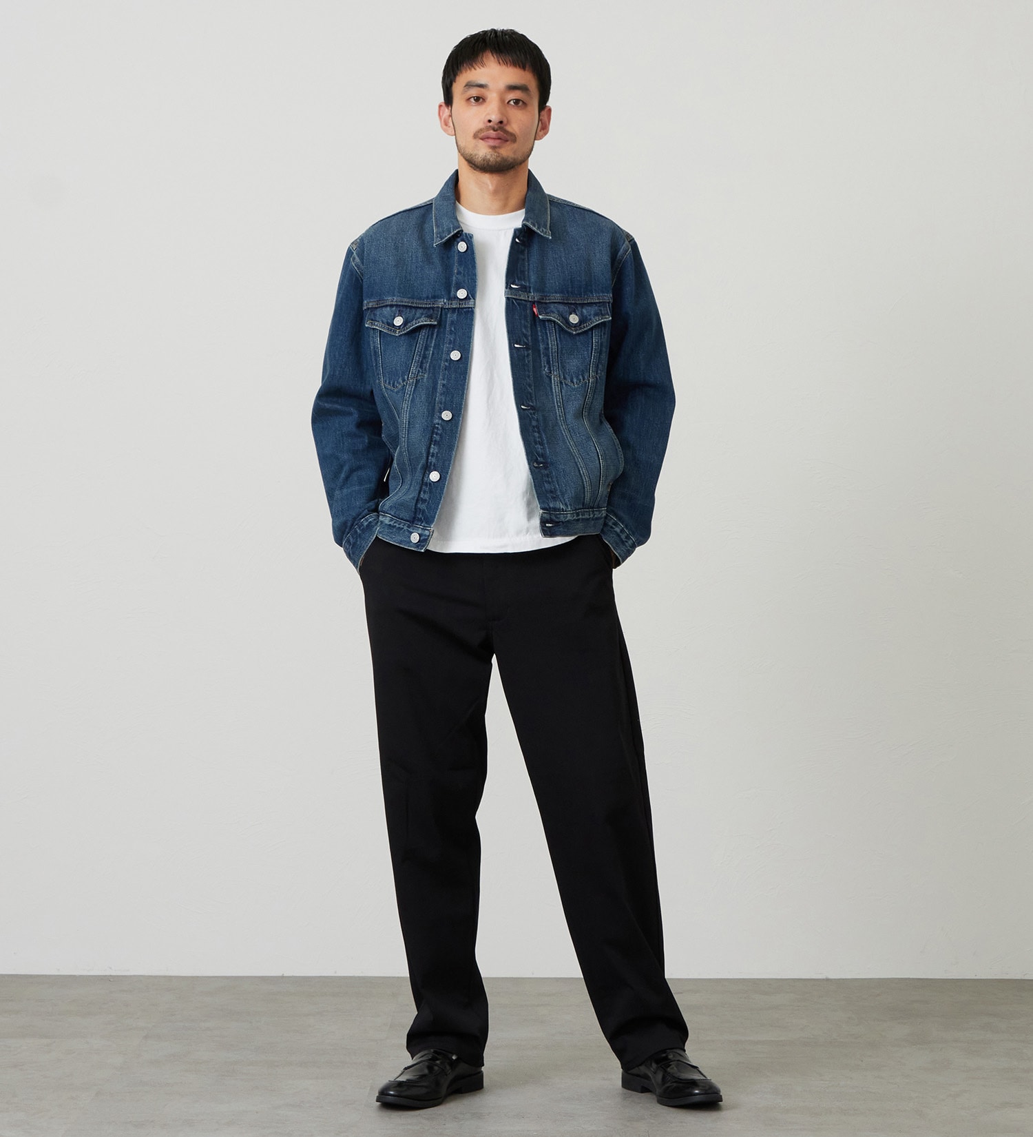 EDWIN(エドウイン)の【試着対象】ジャージーズ ルーズシルエット チノパンツ ストレッチ|パンツ/チノパンツ/メンズ|ブラック